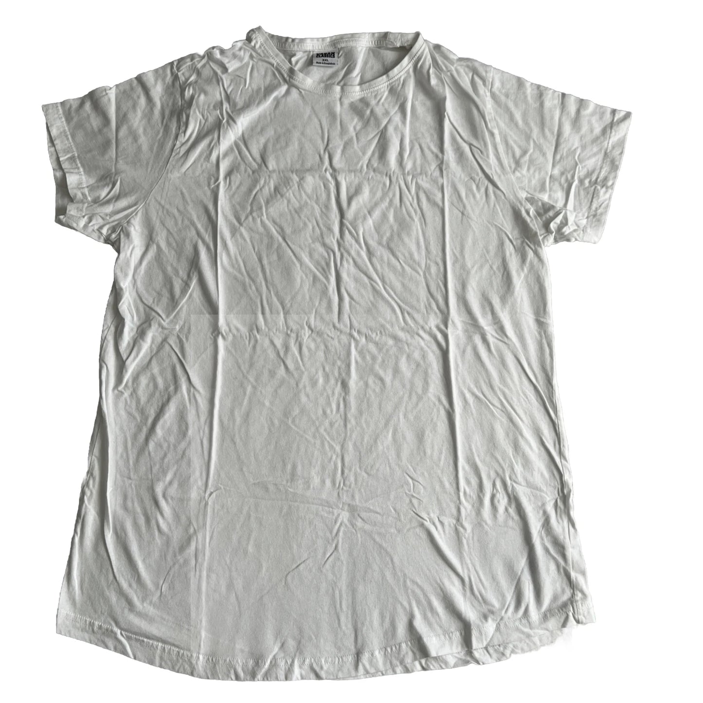 Urban Classics Men's Oversized Long T-Shirt Size 3XL Heavy Wide Cut White