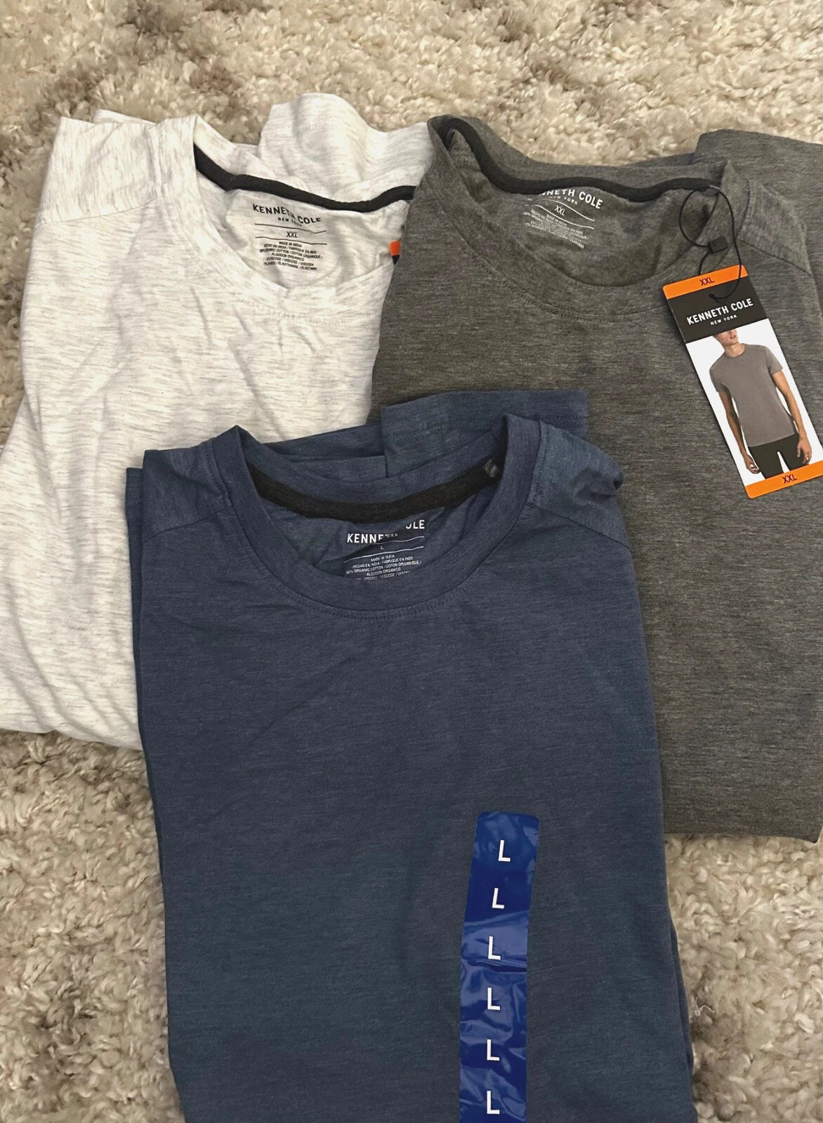 KENNETH COLE MENS SHORT SLEEVES T SHIRT TEE COLOR/SIZE VARY