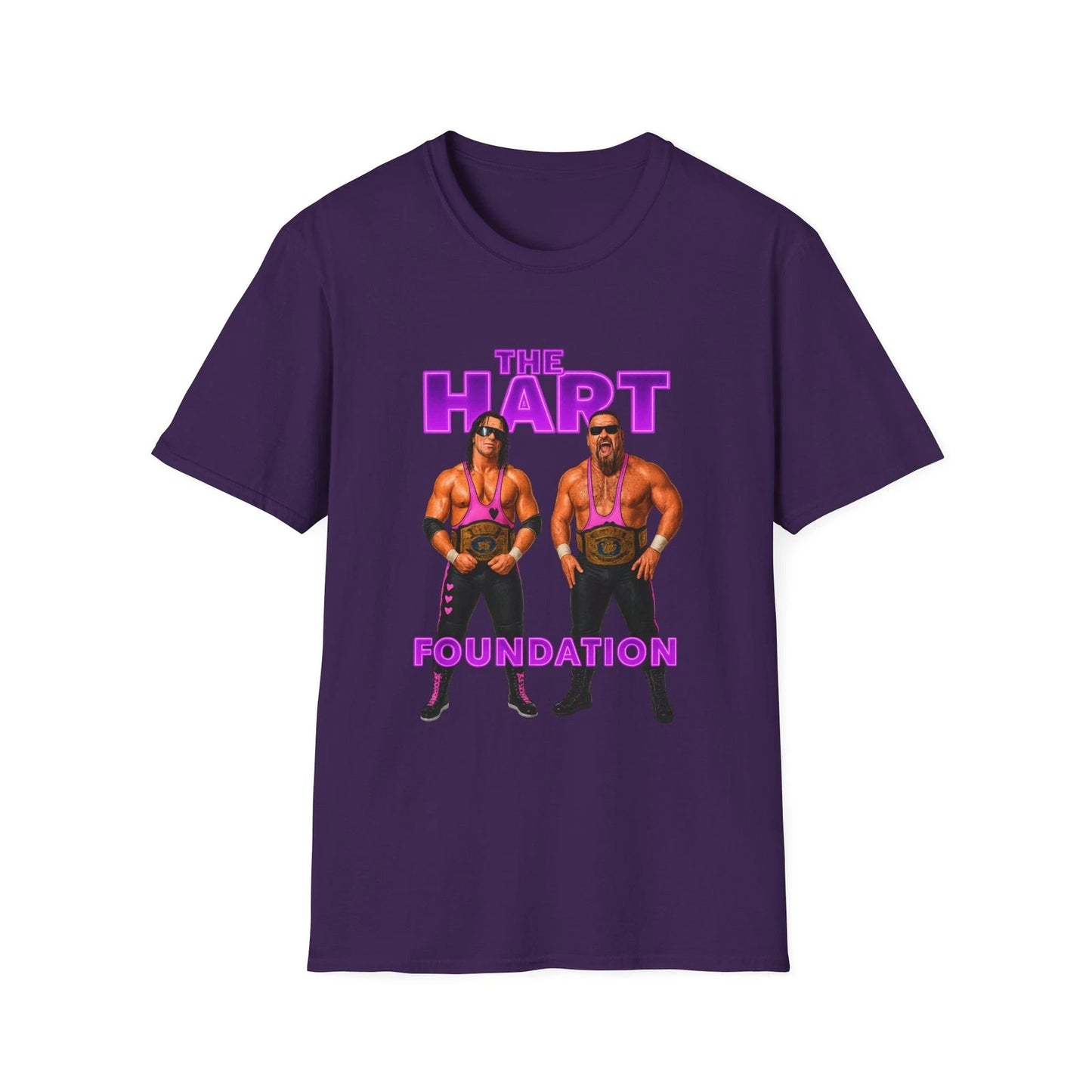 the Hart foundation - 90s tag team wrestling tshirt