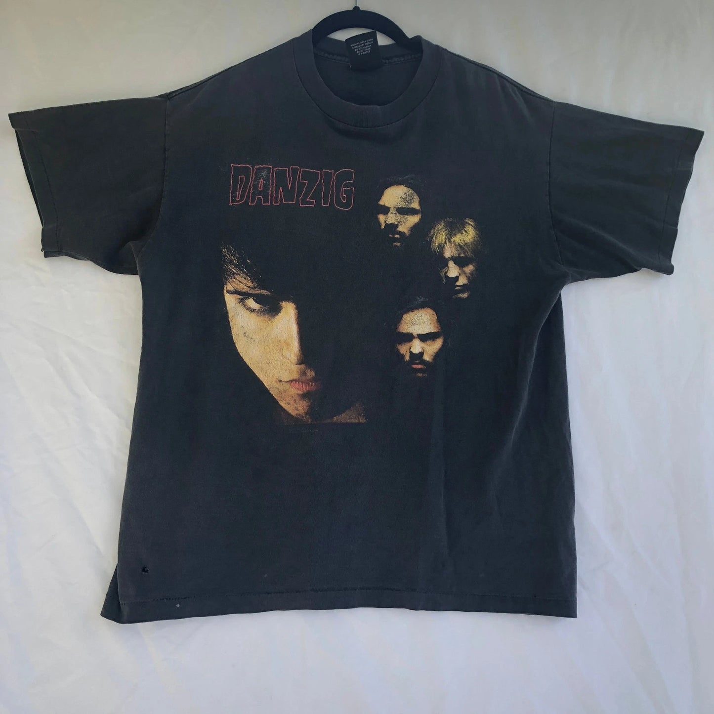 Vintage DANZIG Lucifuge Shirt size XL 1991 metal band tee 90s punk misfits