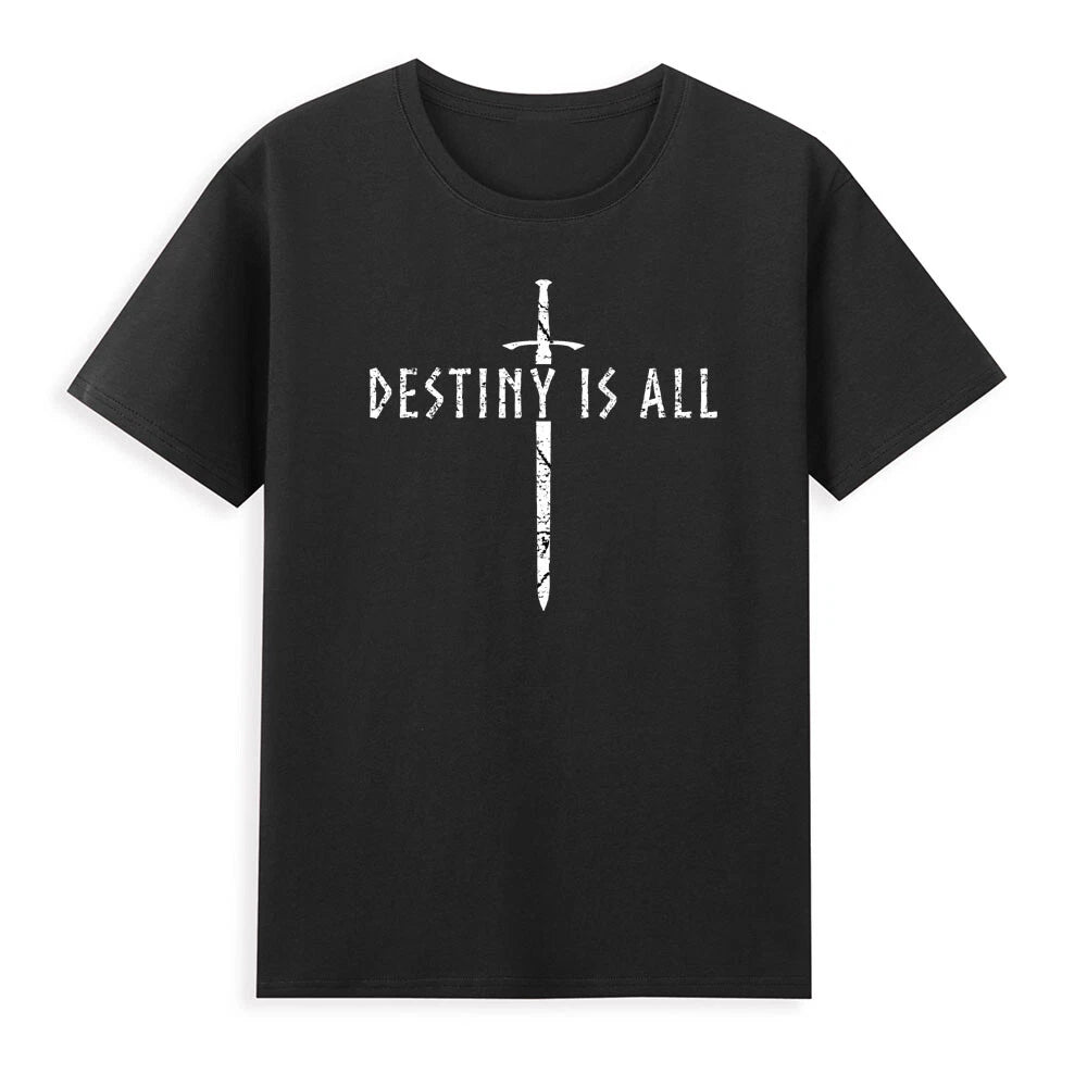 Destiny Is All Kingdom Funny Saying Quote Vintage Men's Short Sleeve T-Shirt Top