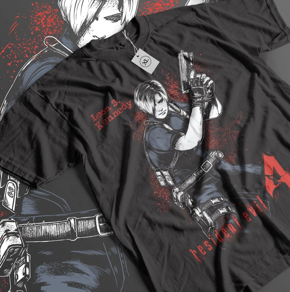 Resident Evil T-shirt Ada Wong Buhonero Horror Anime Manga Gift Shirt All Size