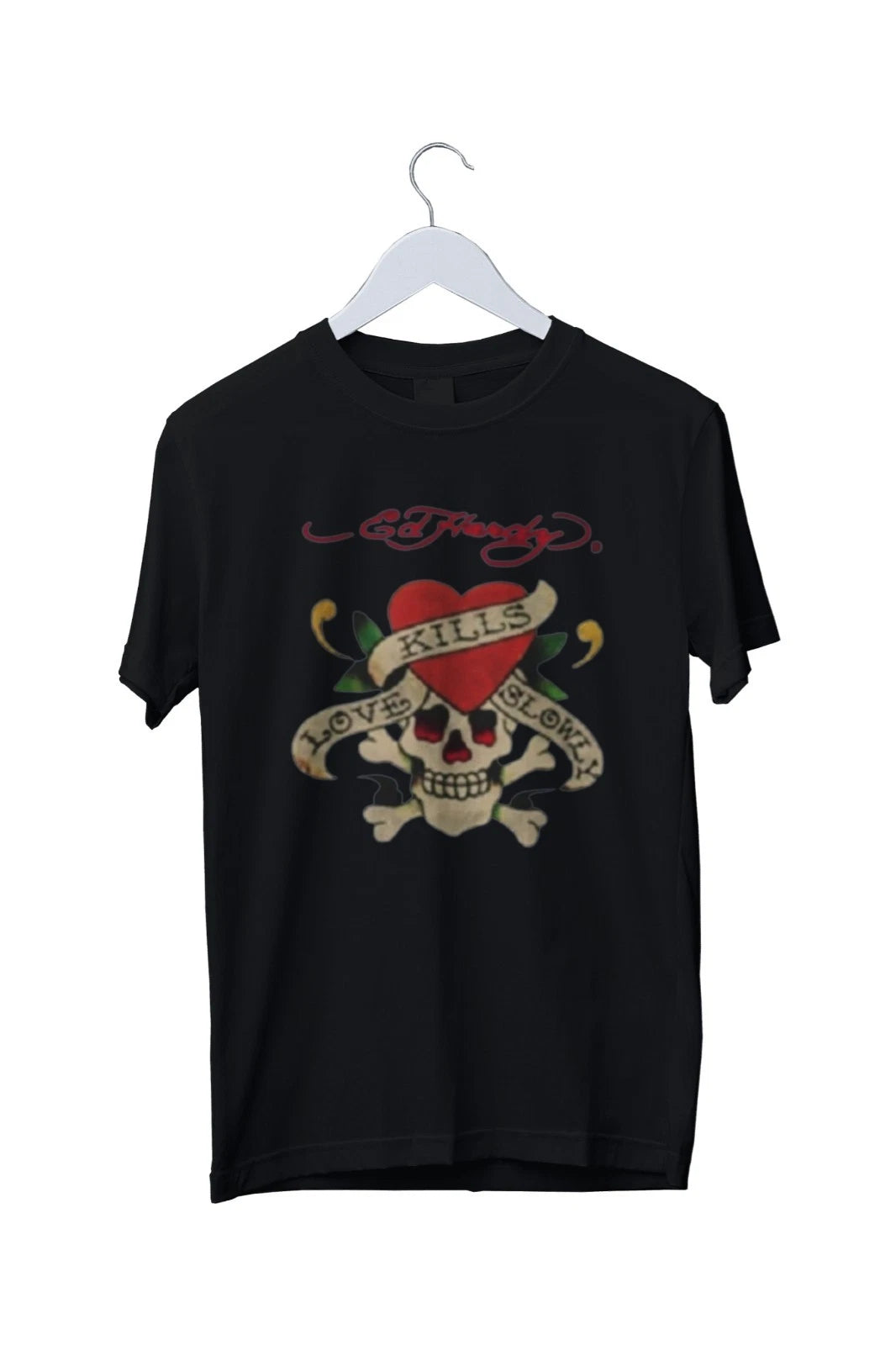 Vintage Ed Hardy Love Kills Slowly Unisex T-Shirt Mens S M L XL 2 3 4 XL