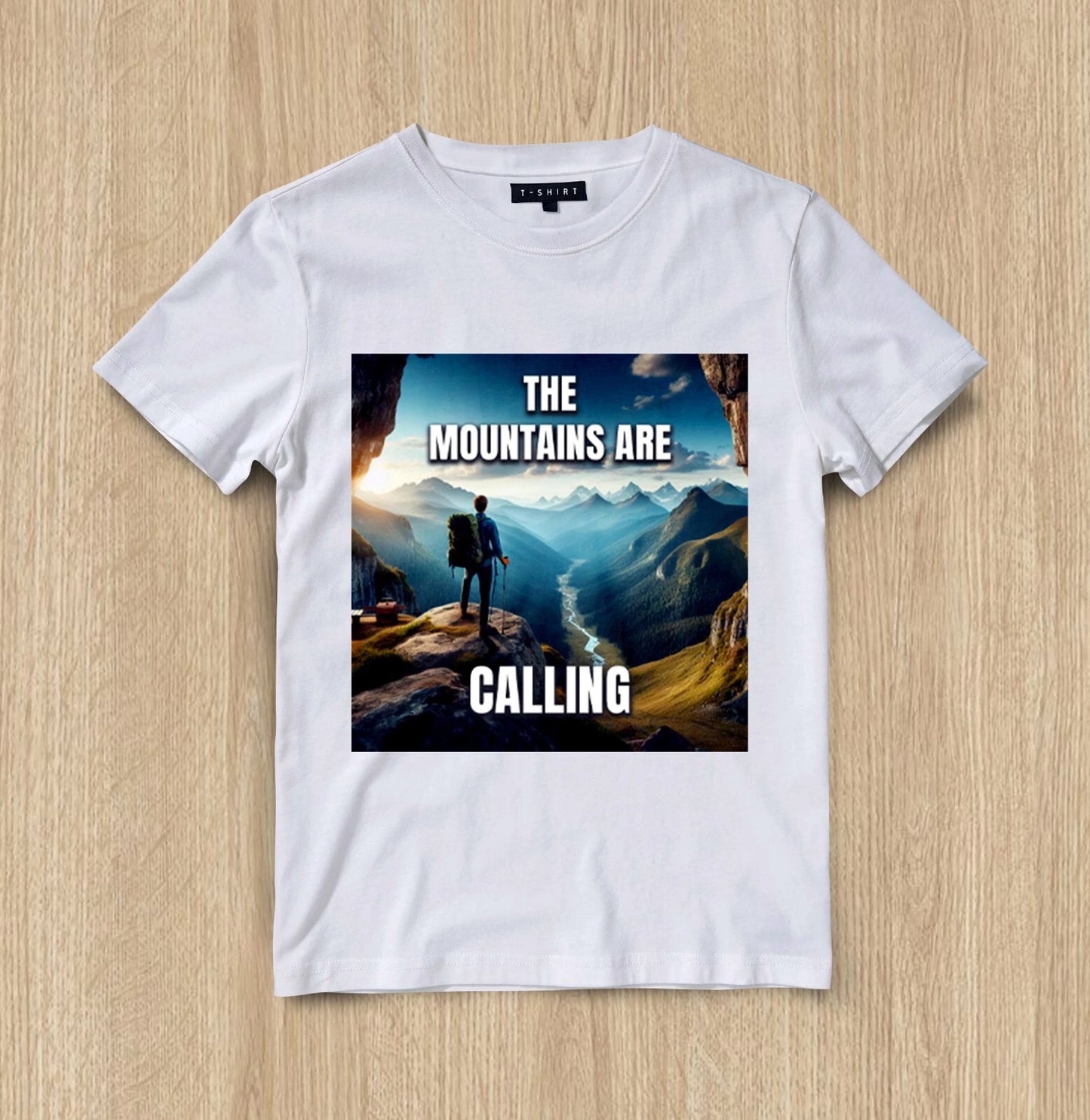 Custom Hiking Trends Graphic T-shirt Design Unisex Jersey Short Sleeve Tee