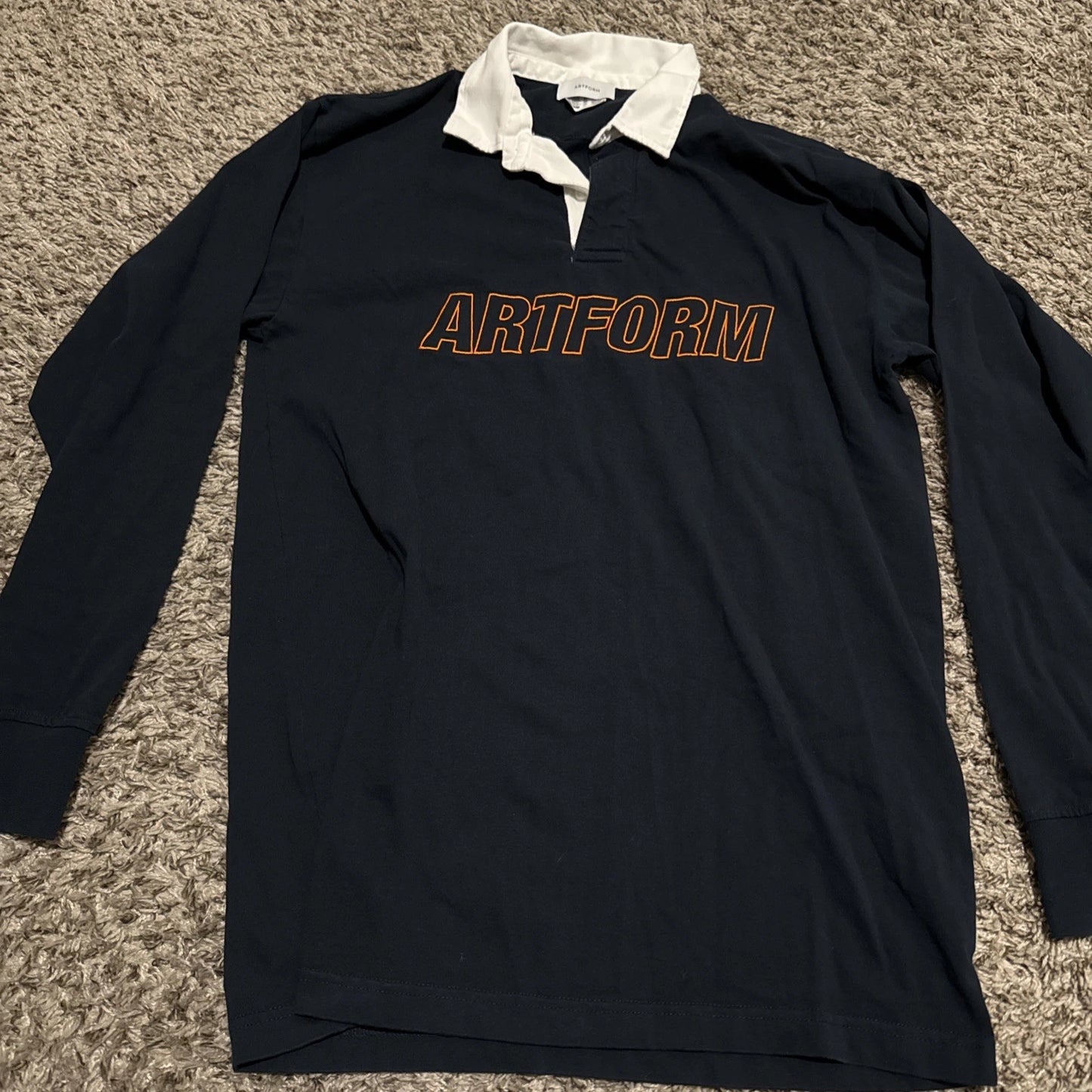 longsleeve collard shirt artform size medium men stylish style blue