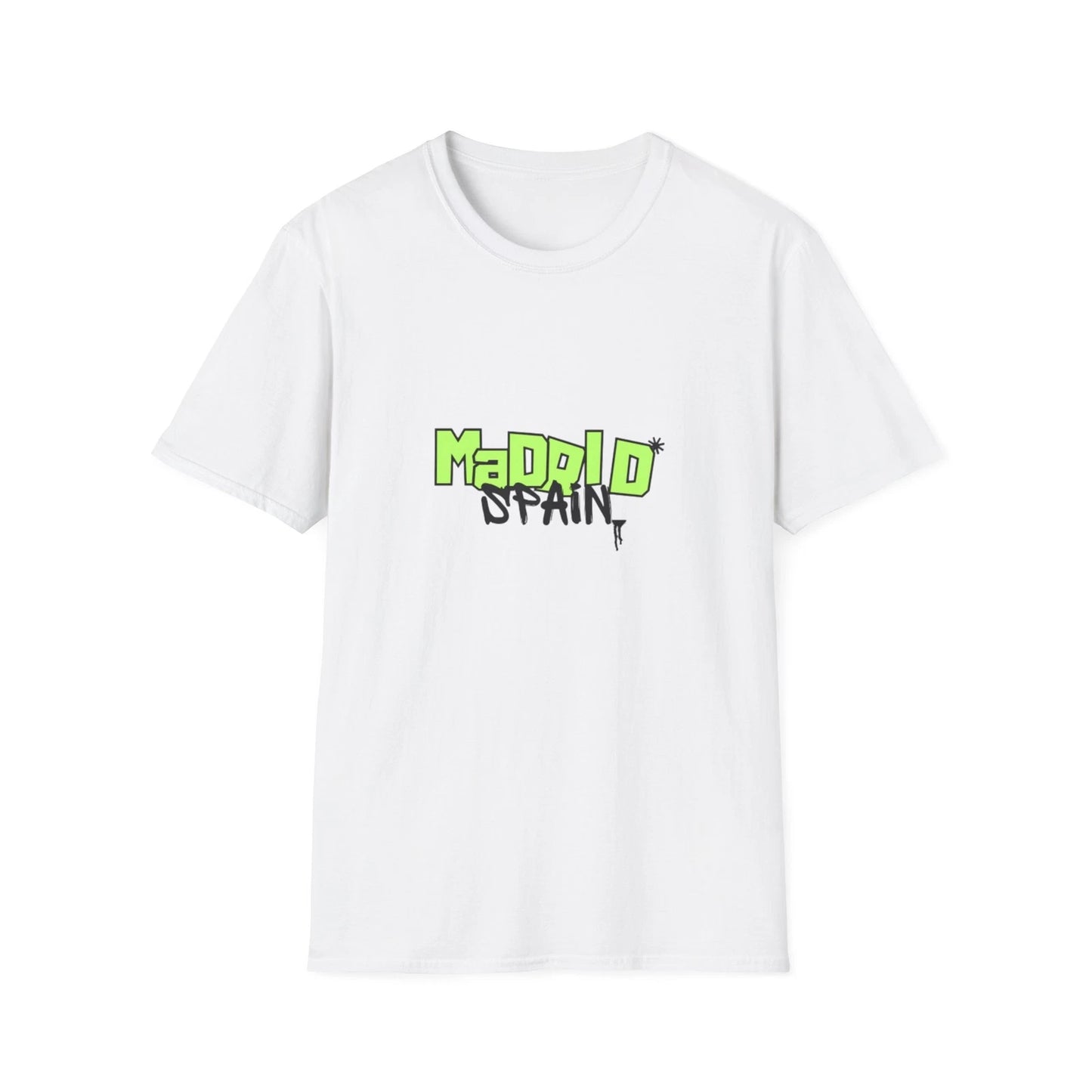Maddid Spain Graphic T-Shirt, Trendy Tee for Travelers, Summer Casual Wear, Gift