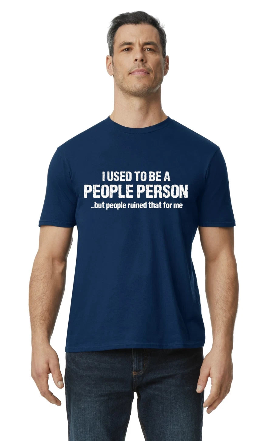 People Person Funny Mens T-shirt Graphic Tees Humor Jokes Adult Adulting Mens