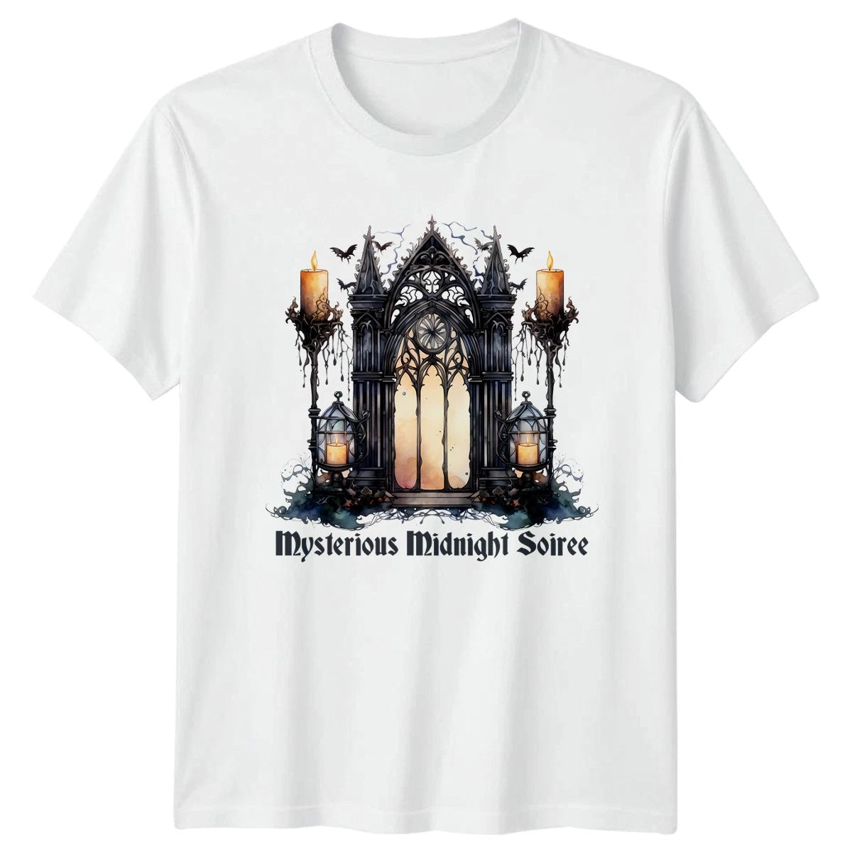 Mysterious Midnight Soiree T-Shirt Gothic Halloween Gift For Him And Her