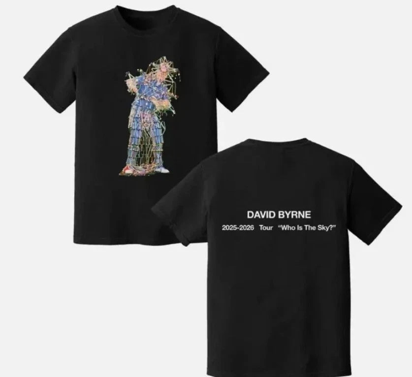 David Byrne 2025 2026 Tour Concert T-Shirt