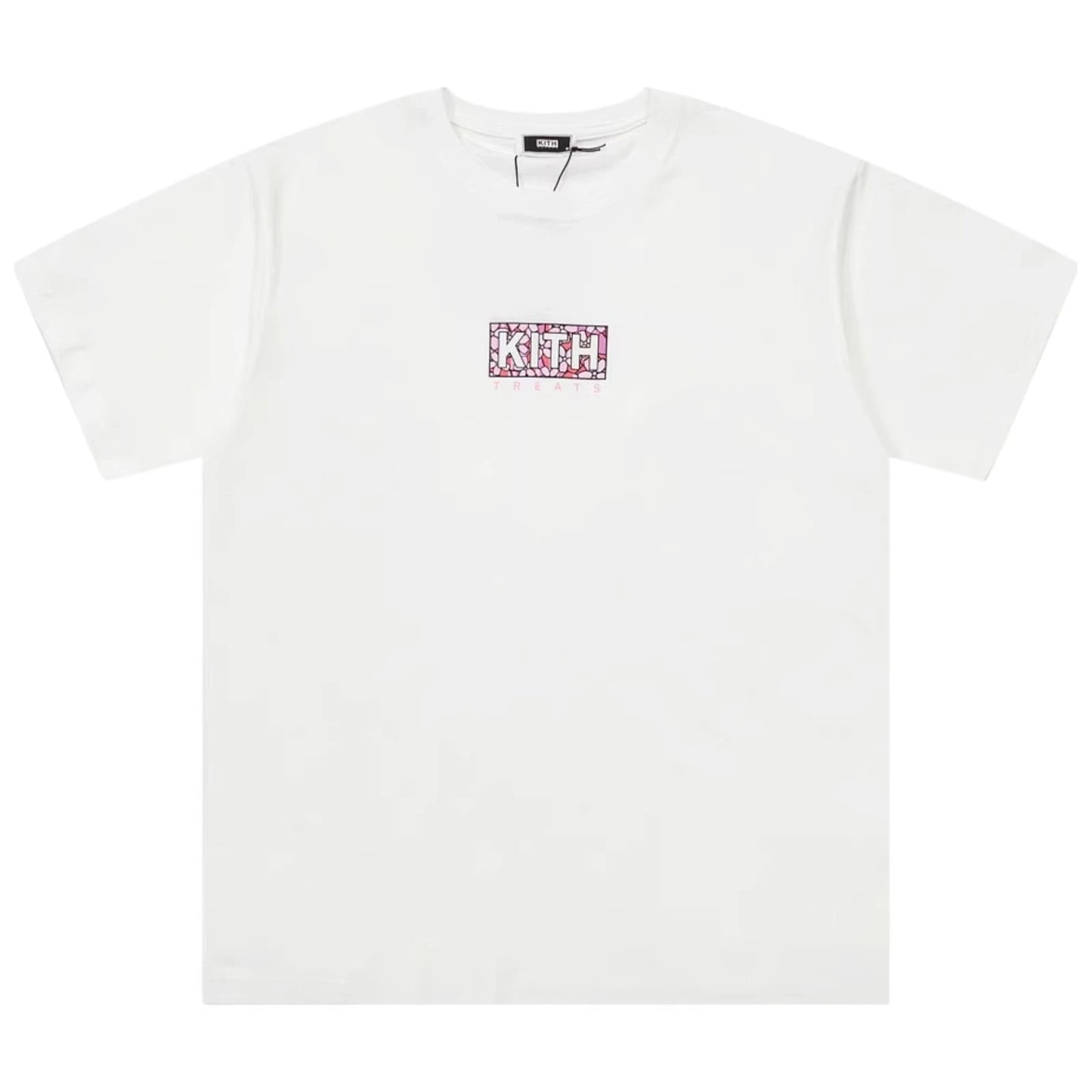 Kith Treats Mosaic Sakura Box Logo T-Shirt White