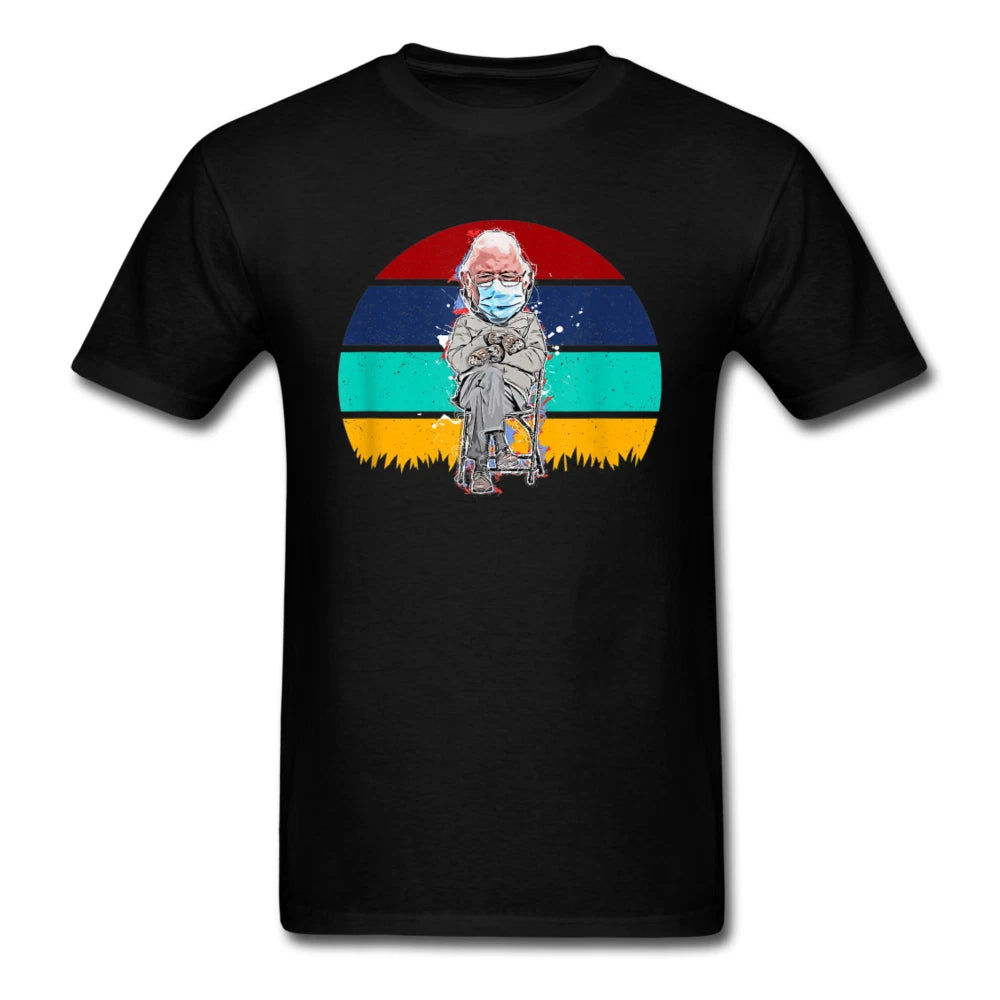 Bernie mittens meme bernie sanders cold inauguration funny T-Shirt Size S-6XL