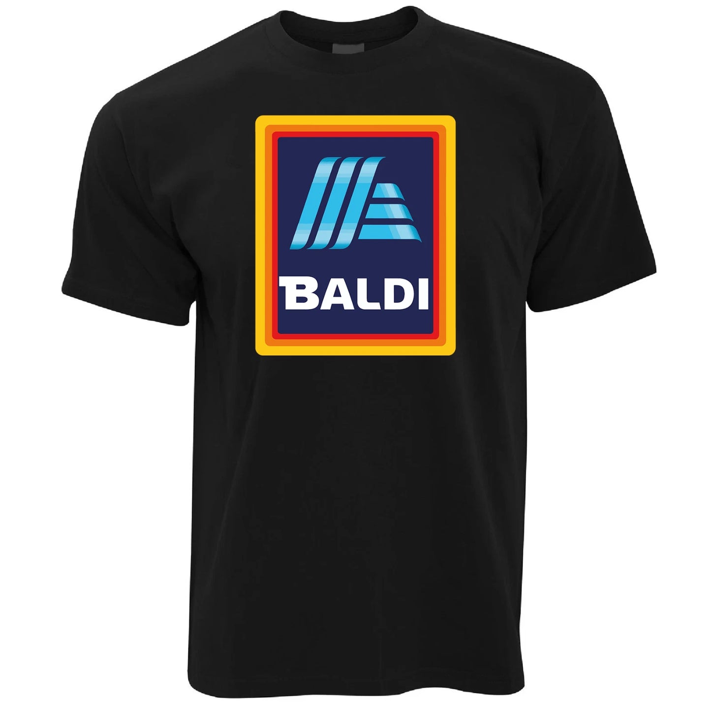 Baldi T-Shirt - Funny Novelty Supermarket Bald Mens Hilarious T Shirt ‹(•¿•)›