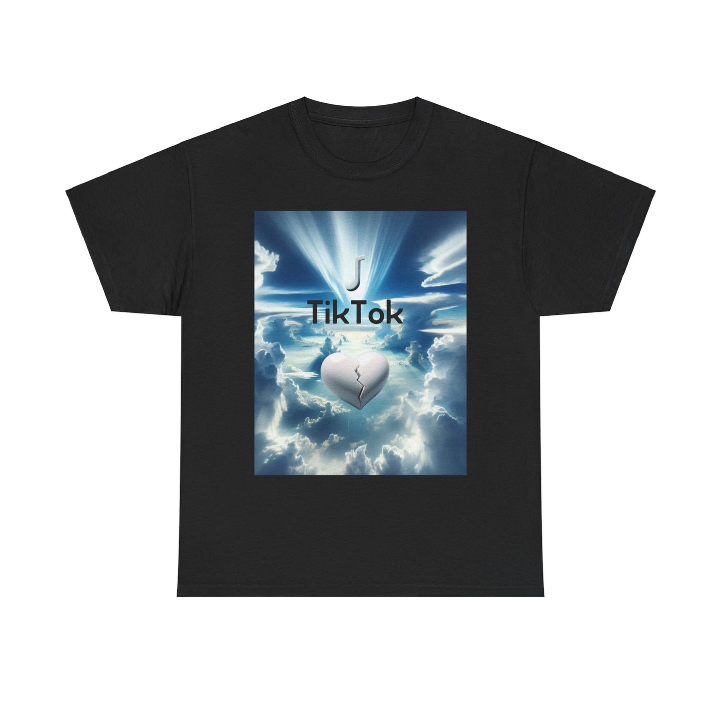 Broken Heart TikTok Unisex Heavy Cotton Tee