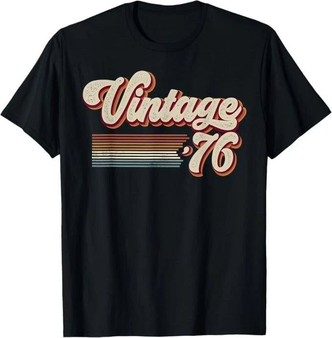 Vintage 1976 Retro Sunset Classic 50-Year-Old 50th Birthday T-Shirt