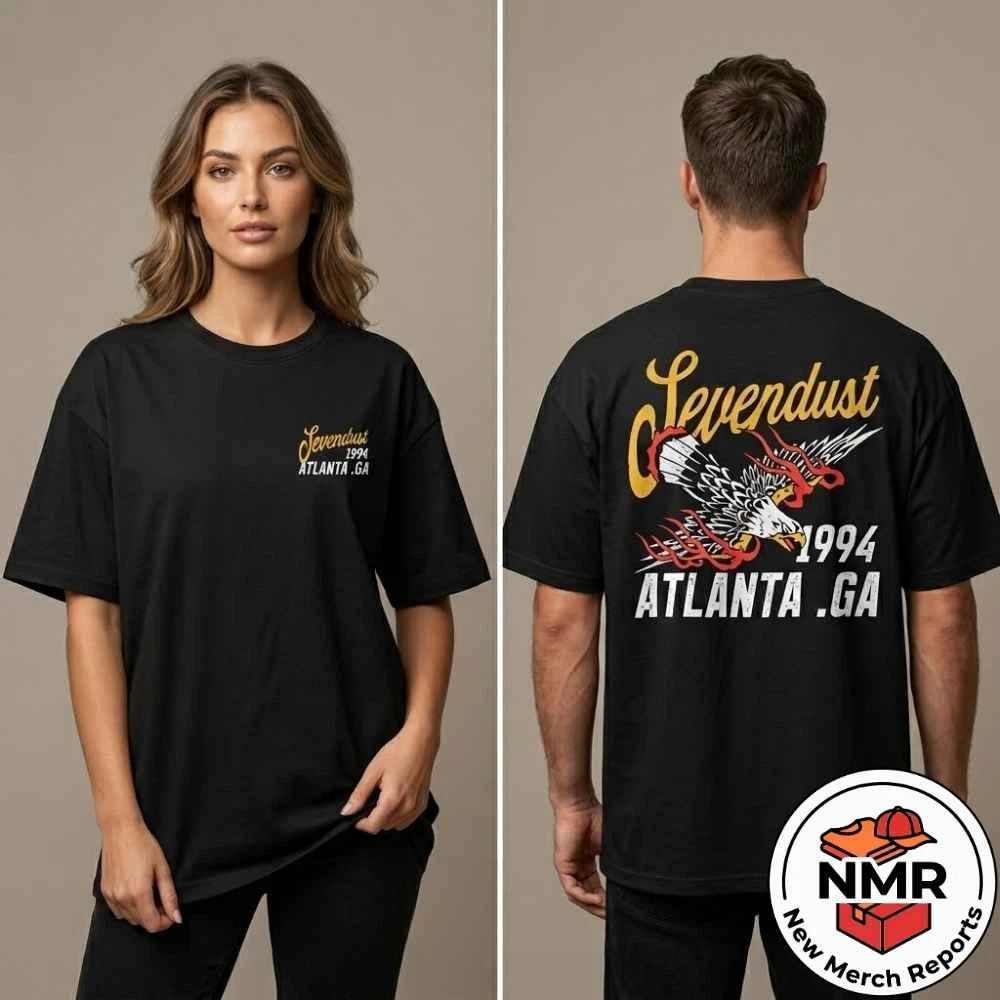 Sevendust One Tour Aptil 21 2026 Atlanta Graphic Band T-Shirt Unisex