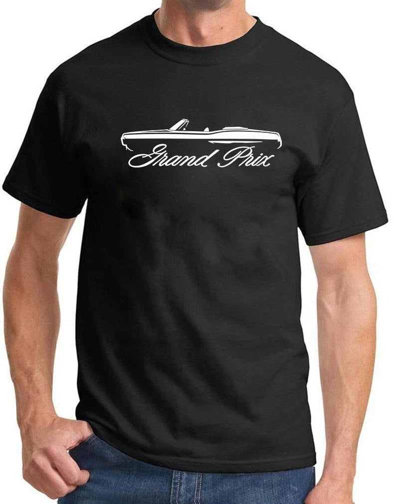 1967 1968 Pontiac Gran Prix Convertible Classic Outline Design Tshirt NEW COLORS
