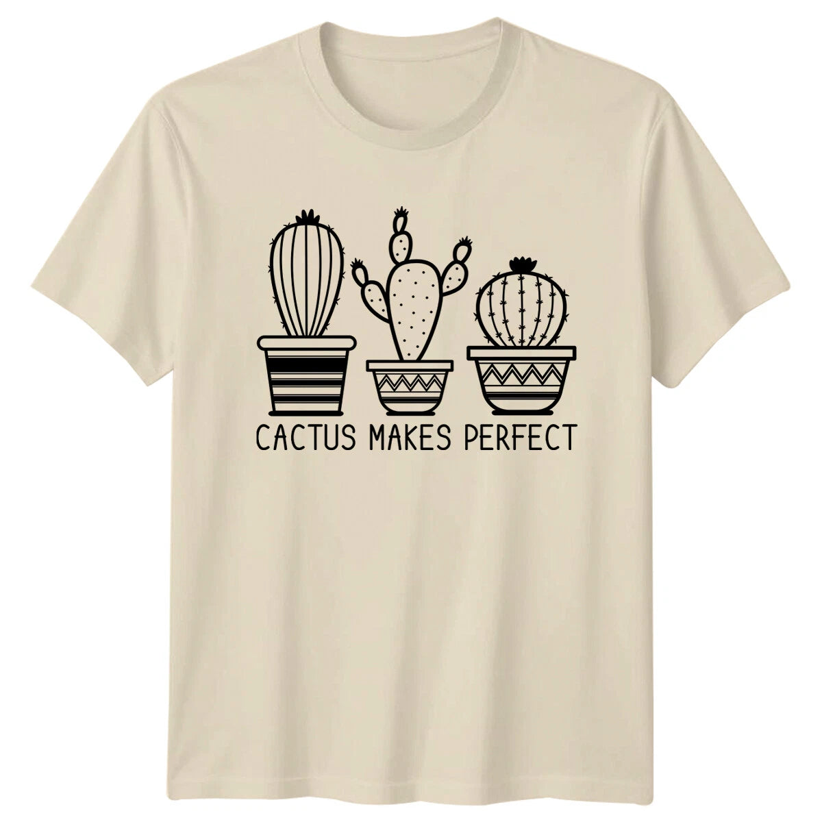 Cactus Makes Perfect Garden T-Shirt, Plant Lover Gift,Succulent Tee
