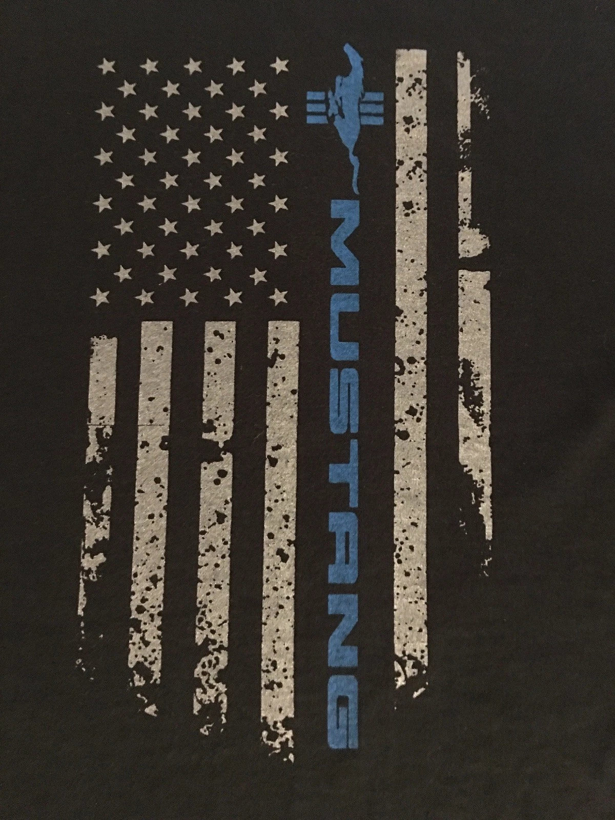 Mustang Flag Shirt for Men 5.0 GT 500 196 550 Muscle Car Gift Enthusiast Graphic
