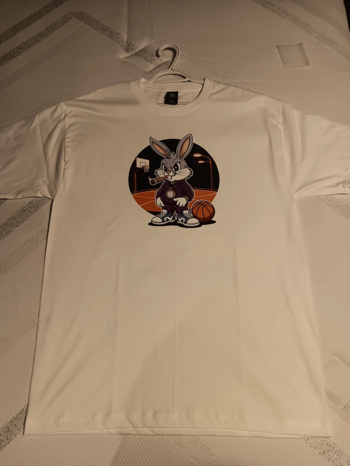 Large Tall Bugs Bunny 420 Humur Shirt Mens