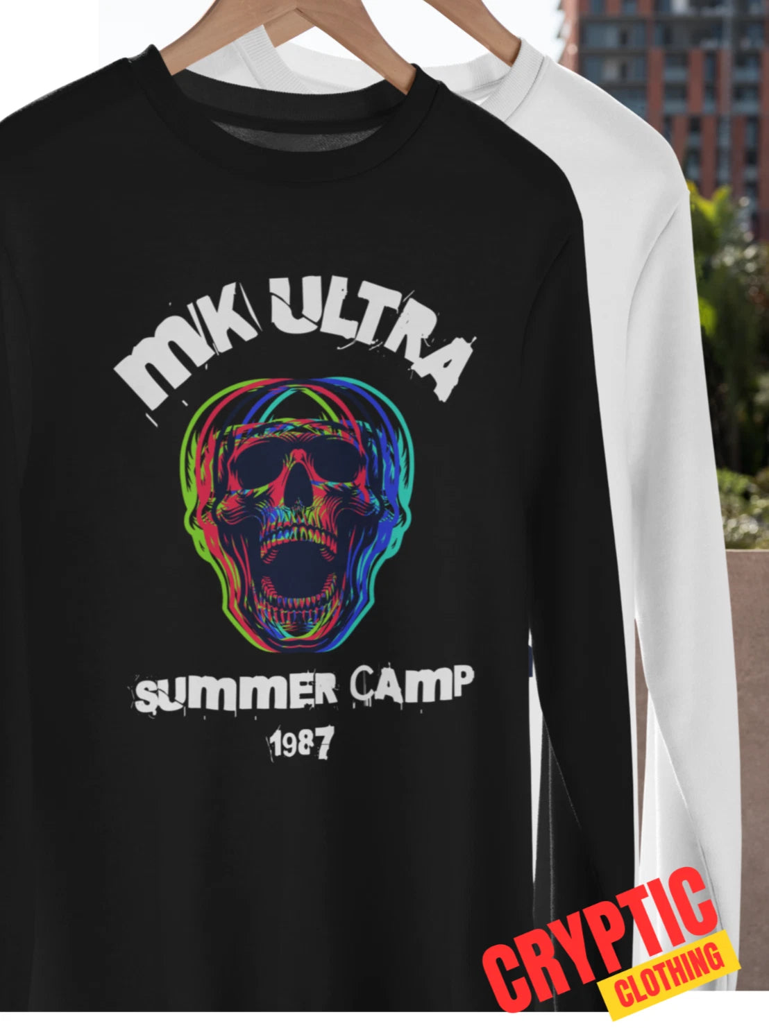MK Ultra Summer Camp 1987 T-SHIRT Funny Political CIA Conspiracy Mind Control