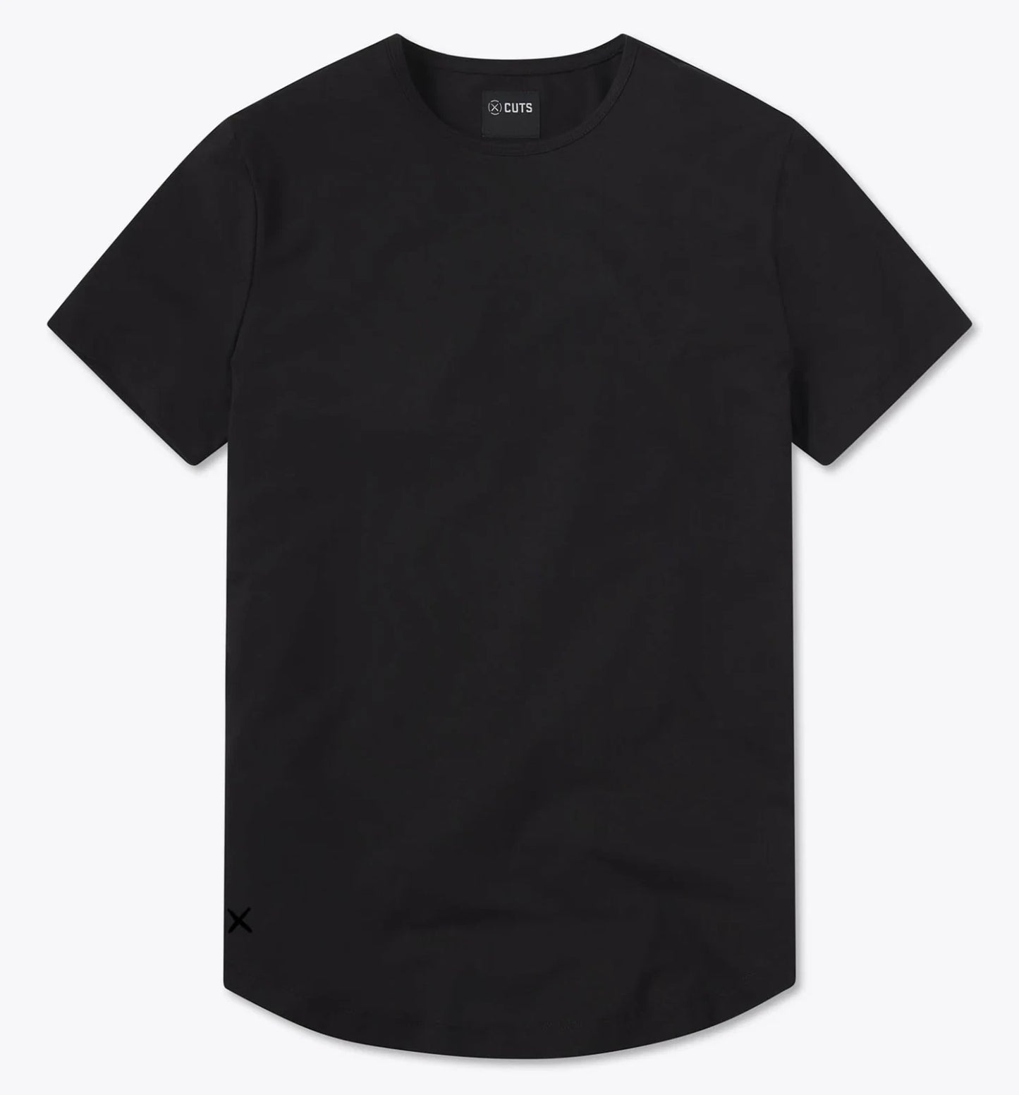 CUTS AO Curve-Hem Tee - Men's Medium - Black