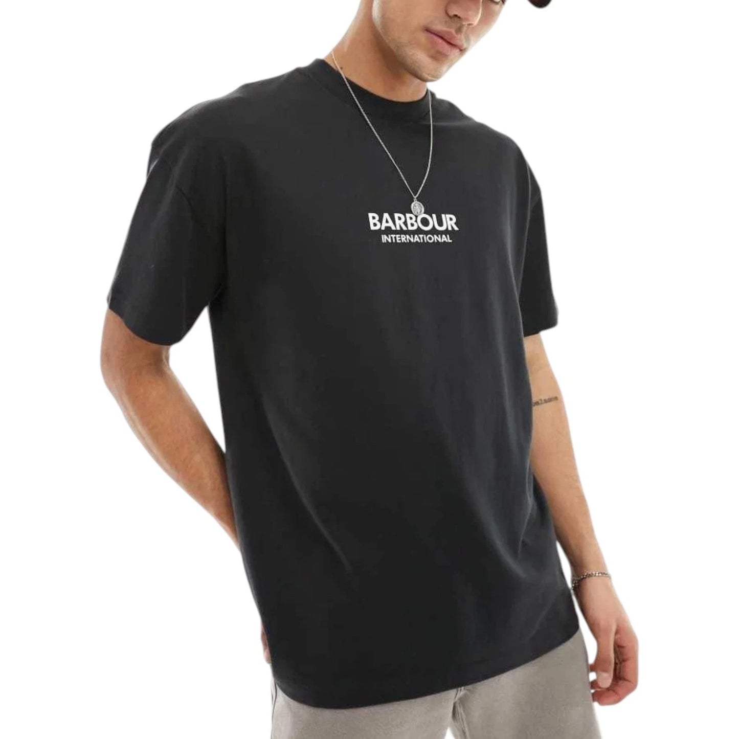 Barbour Mens T Shirts Relaxed Fit Crew Neck Casual Pullover Everyday Sport Top