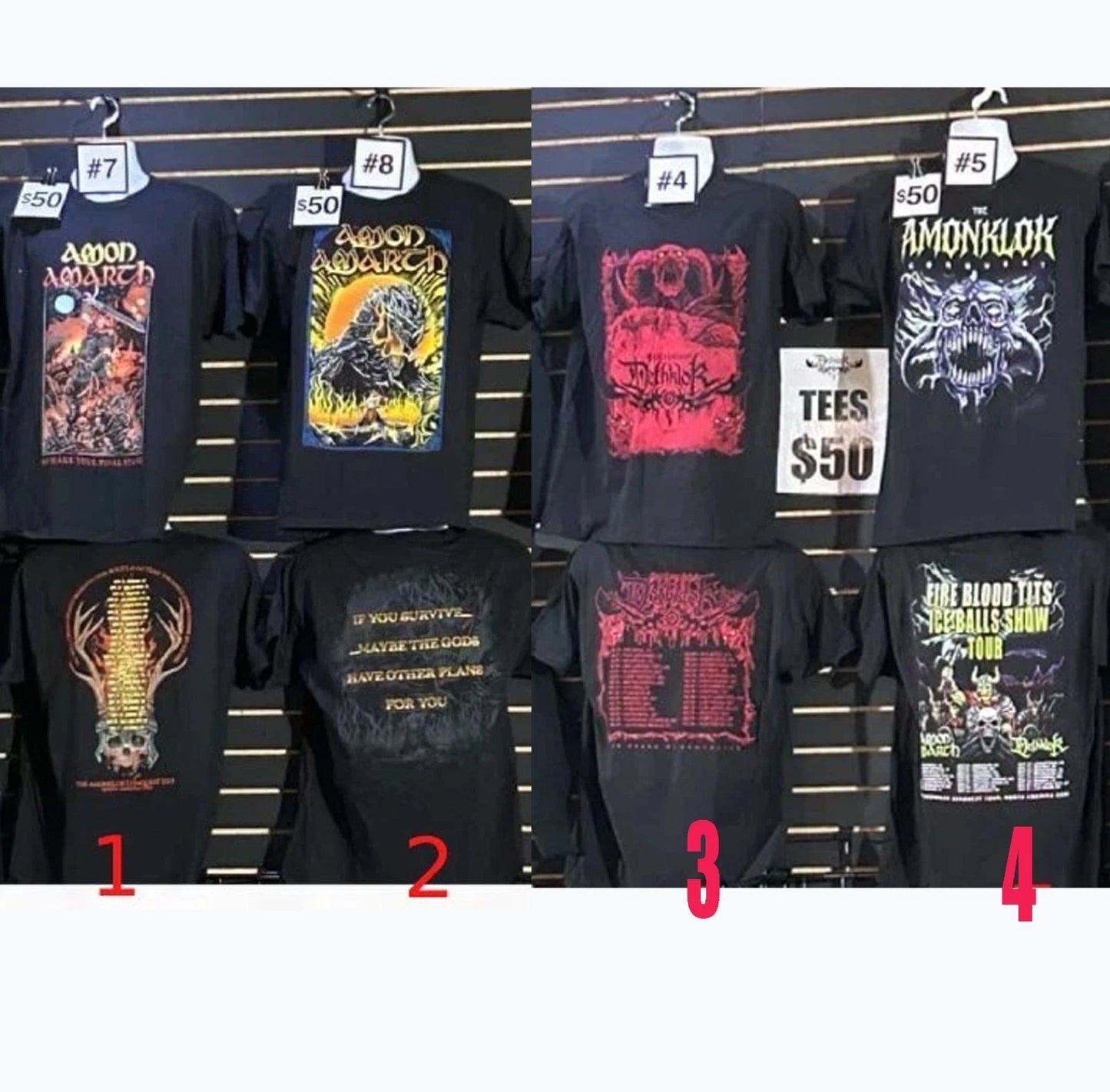 Custom Amonklok 2026 North America Tour T shirt reprint