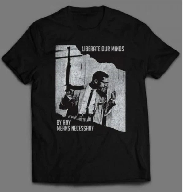 Malcolm X t shirt, art,graphic,full-HOT hot shirt, Size S-5XL