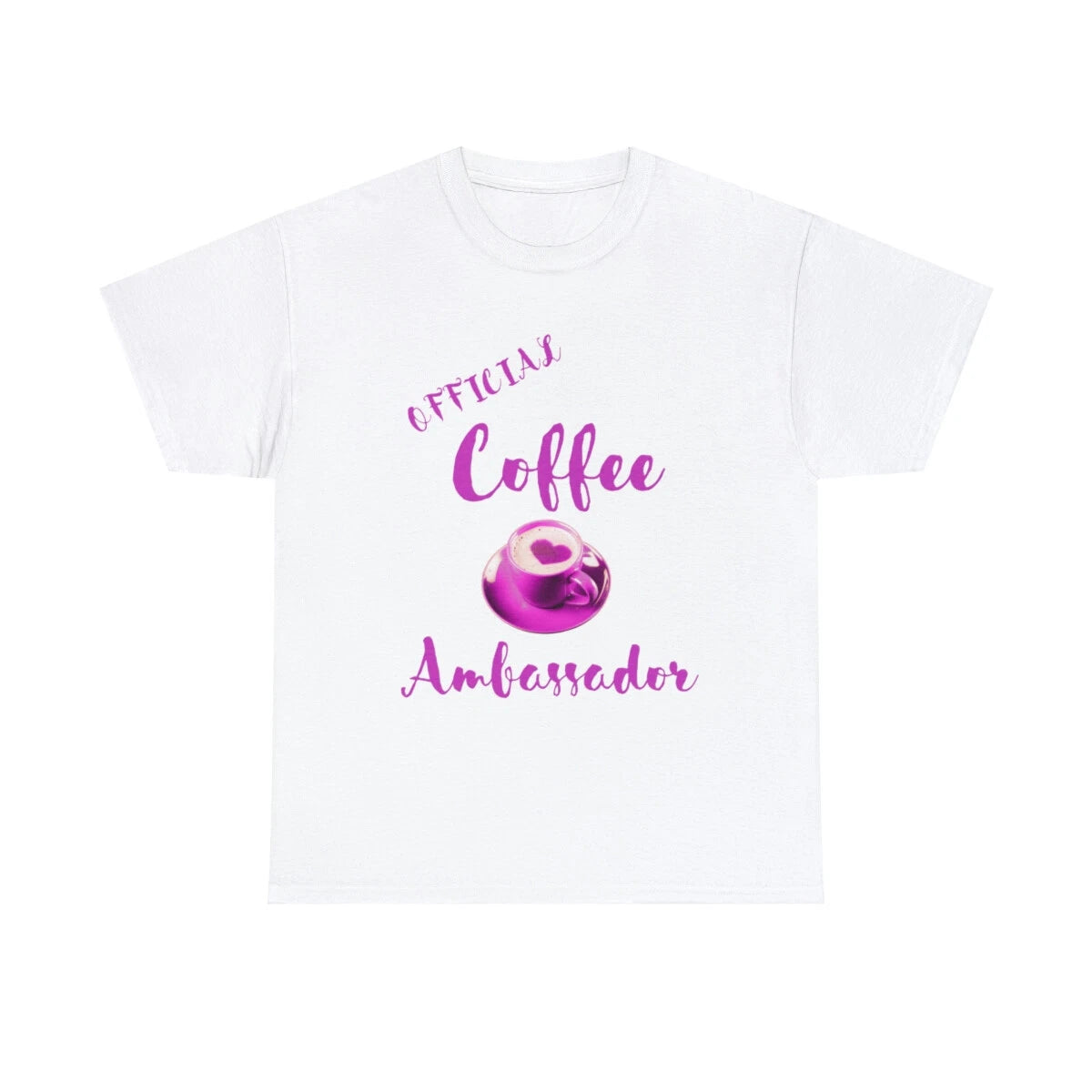 Coffee Ambassador Unisex Heavy Cotton Tee. Most sizes and Colors available.