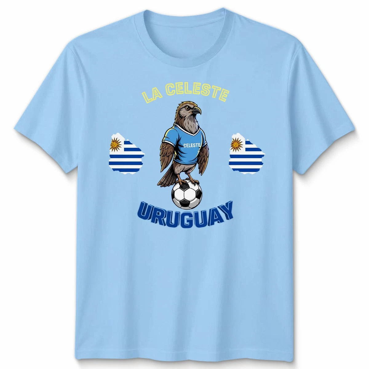 Uruguay Football Unisex T Shirt South America Mens Womens Footy Fan Tee