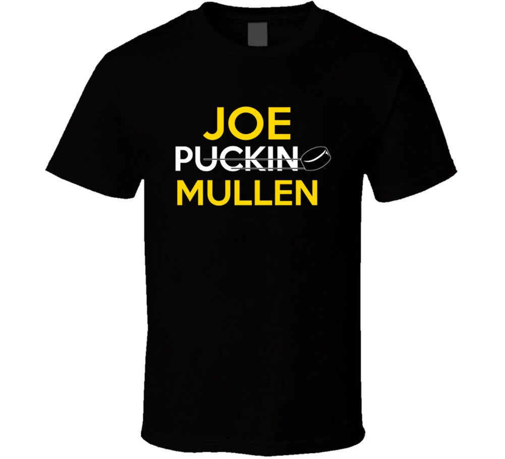 Joe Mullen Boston Puckin Hockey T Shirt
