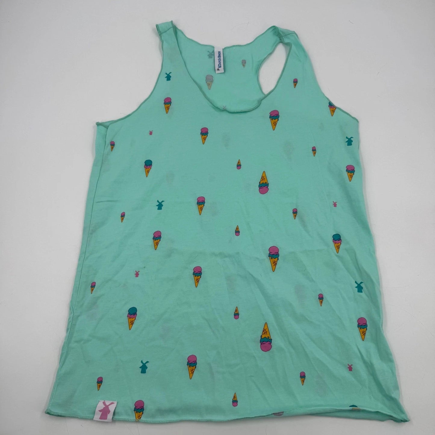 Dutch Bros Ice Cream Tank Top Sleeveless Graphic Print Casual XL