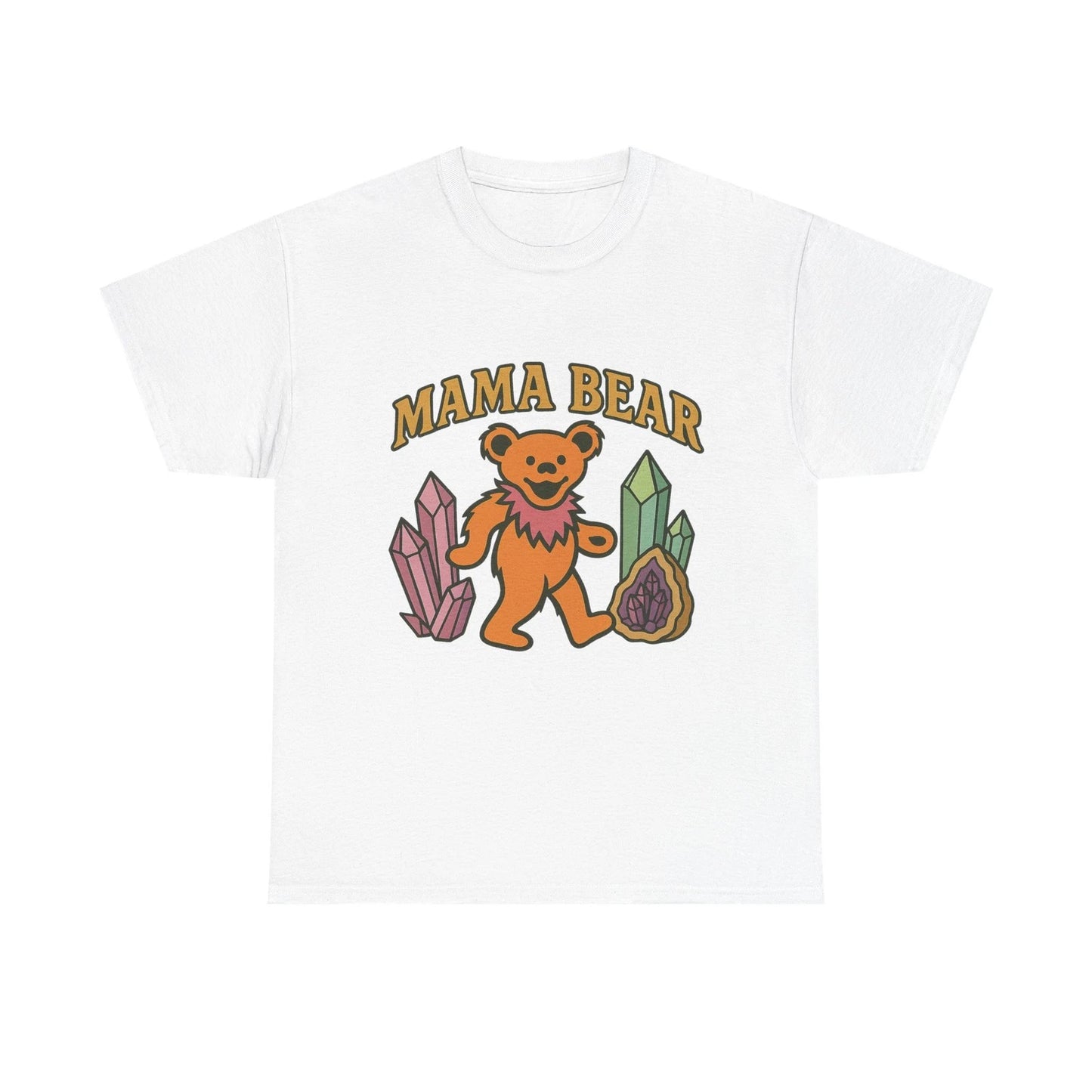 Mama Bear Tee, Boho Crystal Bear Shirt, Mothers Day Gift, Geode