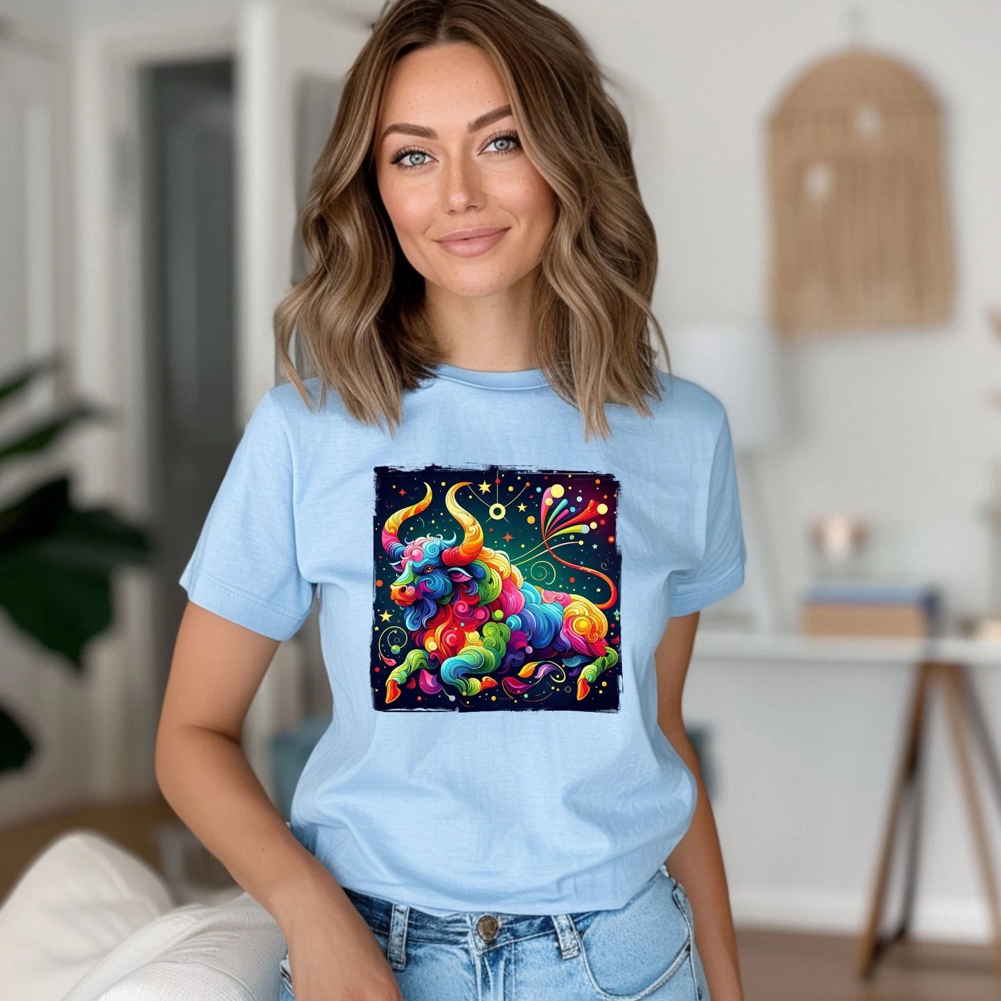 Astrology Taurus T shirt Tshirt Graphic T's Colors Available