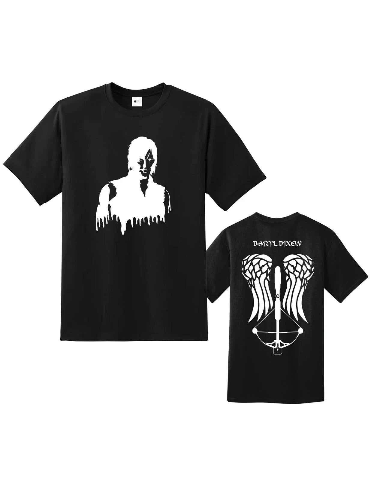Walking Dead Mens T-Shirt Daryl Dixon Tshirt Quality Printed Unisex T-Shirt