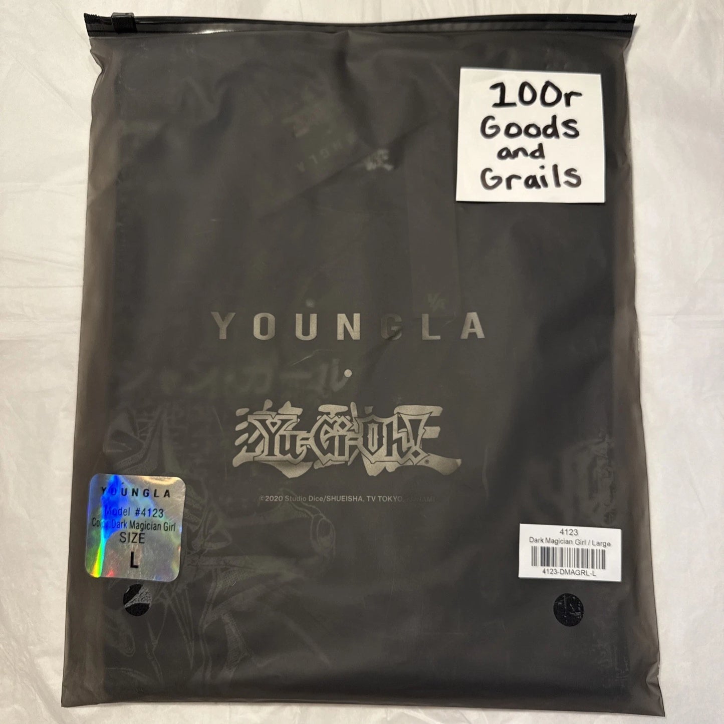 YOUNGLA - 4123 - YLA YU-GI-OH! TEES - DARK MAGICIAN GIRL - LARGE