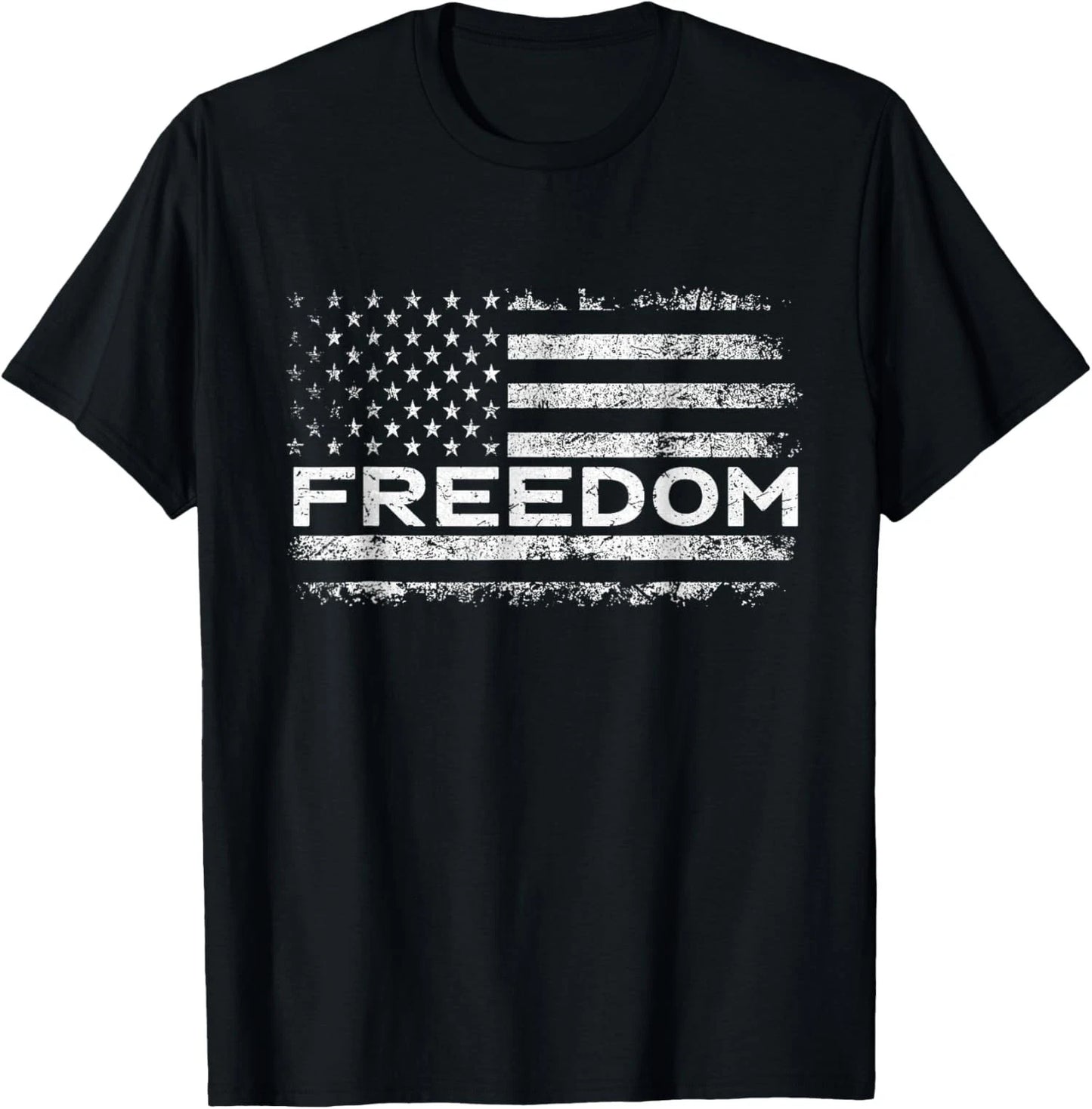 Political Flag American Design Freedom Political Unisex T-Shirt