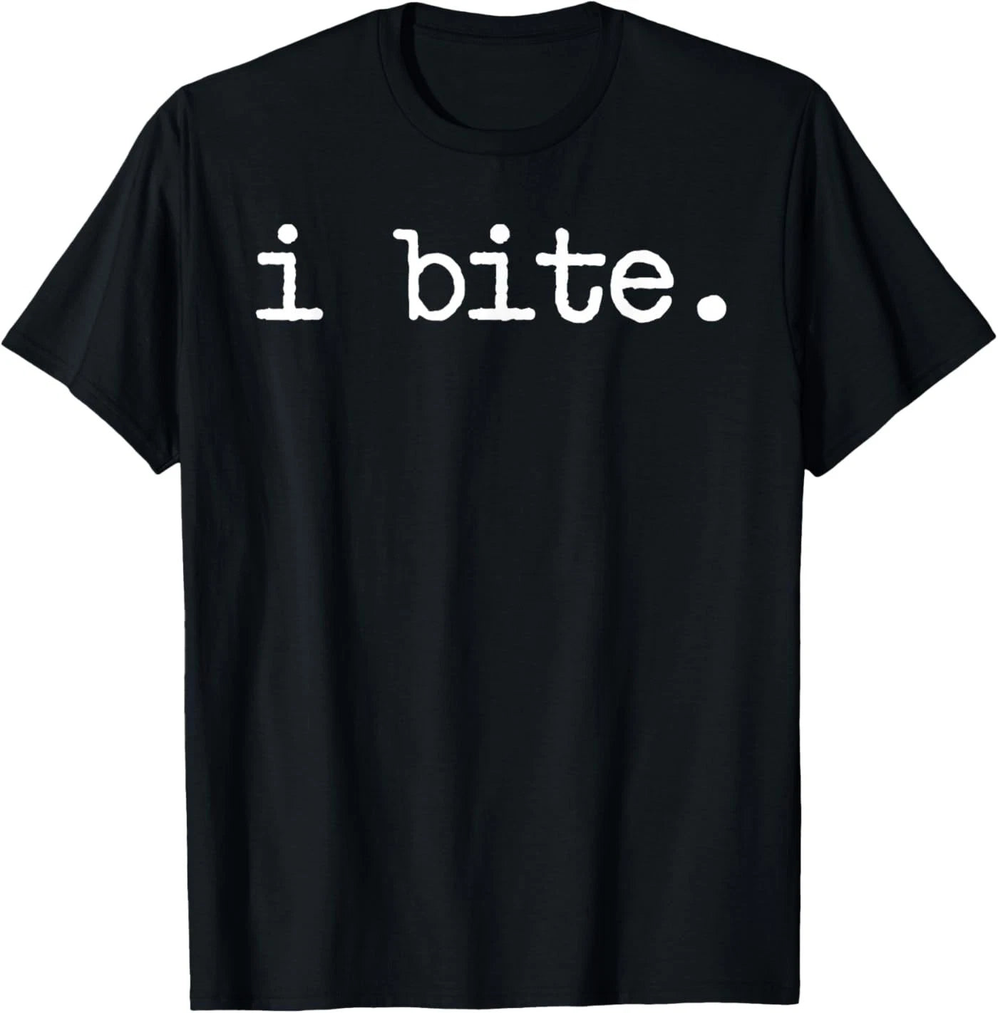 Inappropriate Funny I Bite Attitude Introvert Embarrassing T-Shirt