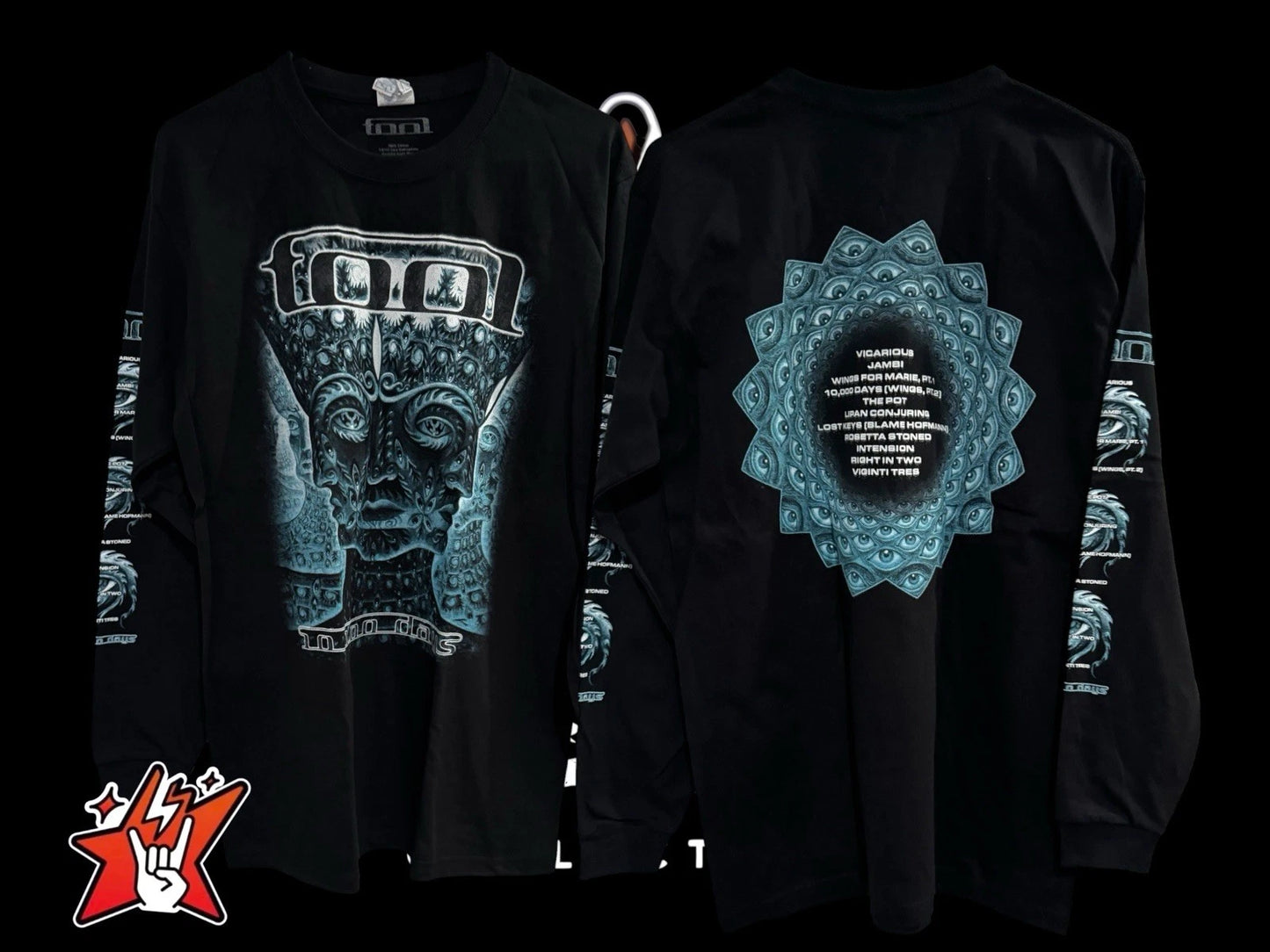 Tool - 10000 Days T- Shirt in Short and Long Sleeve Rock Heavy Metal Pearl Jam