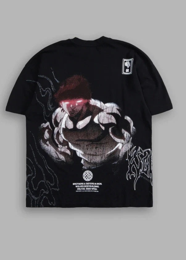 DARC SPORT BAKI SIDE BY SIDE "PREMIUM" OVERSIZED TEE BLACK *SOLD OUT. MEDIUM