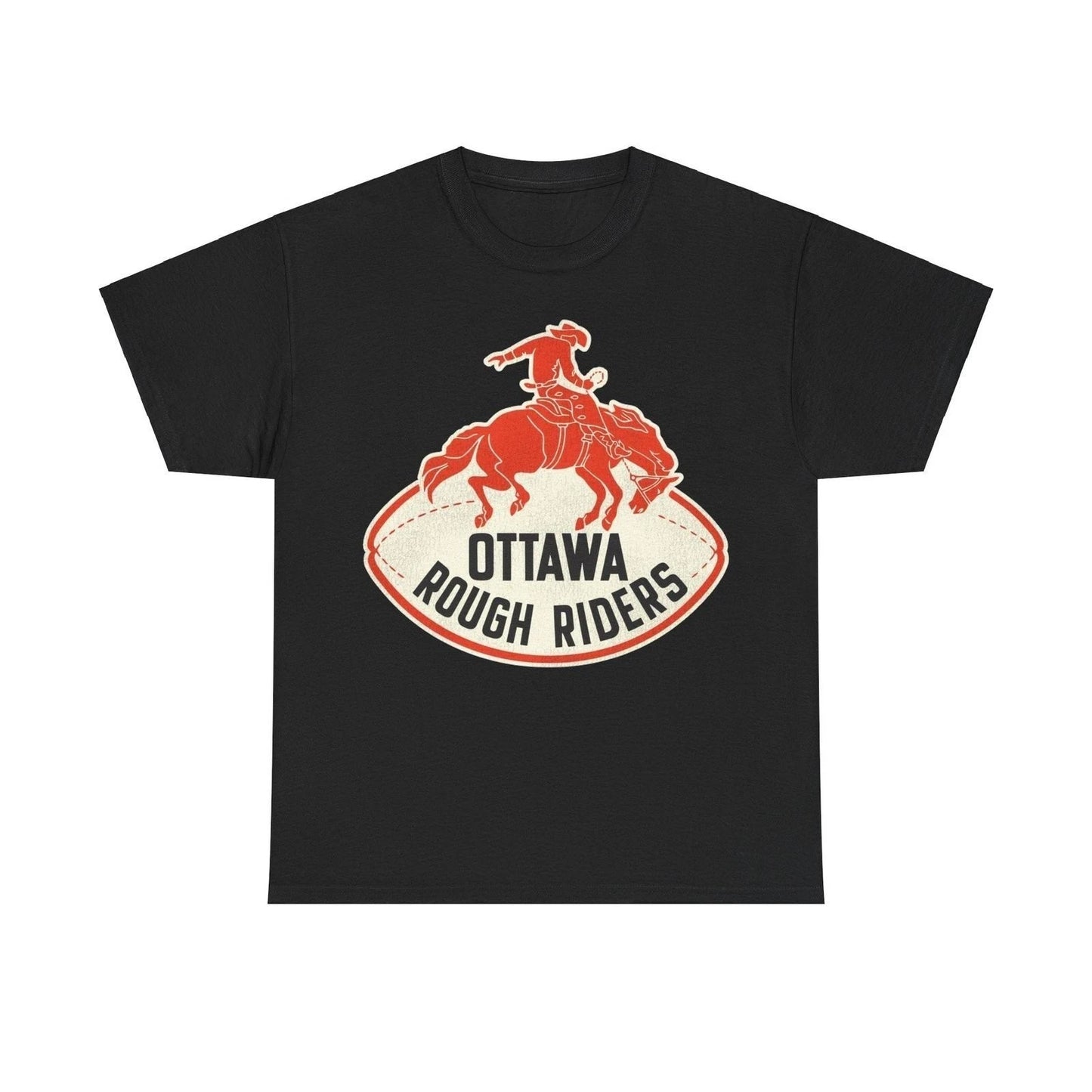 Ottawa Rough Riders Retro Nostalgic Football T-shirt