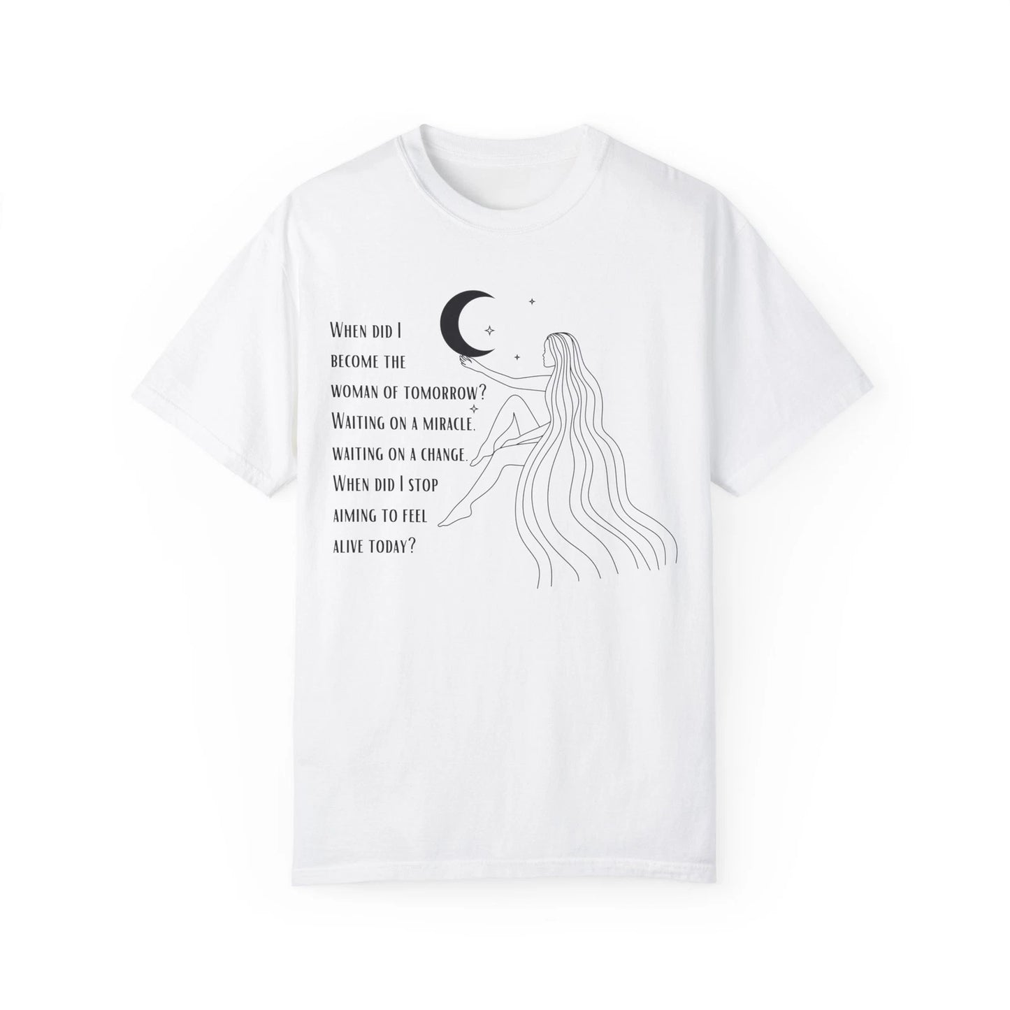 Unisex T-shirt, Poem Inspired Tee, Gender Neutral Apparel, Retro Style