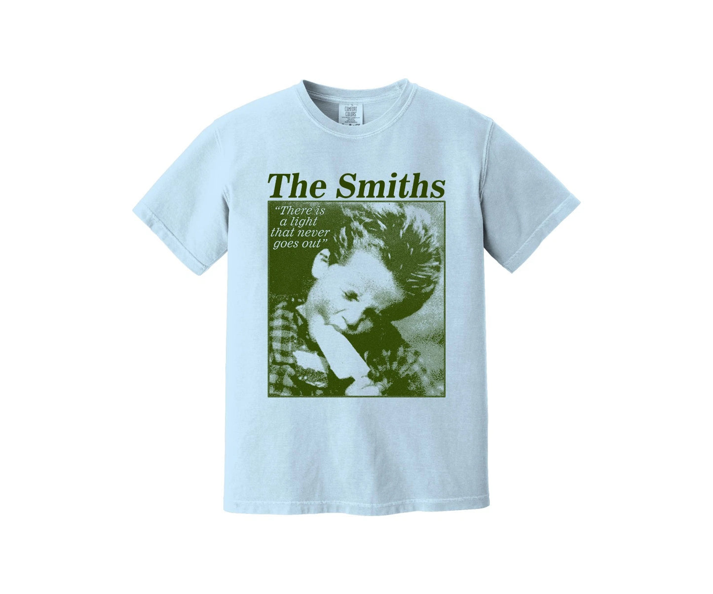 The Smiths Heavyweight T Shirt - There Is A Light That Never Goes Out, 80s goth