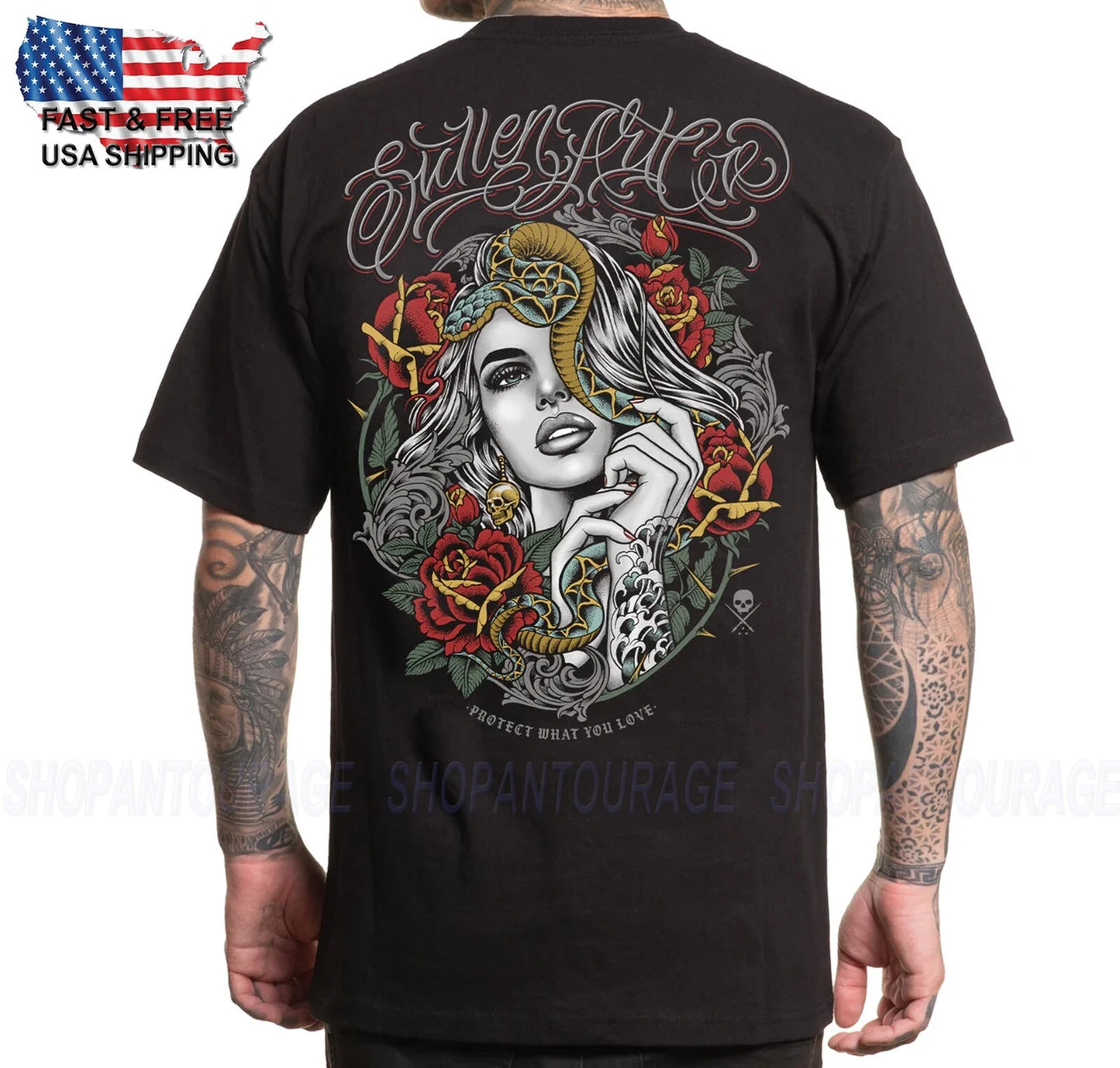 Sullen Art Collective Fatal Beauty Standard SCM6958 Short Sleeve Men`s T-shirt