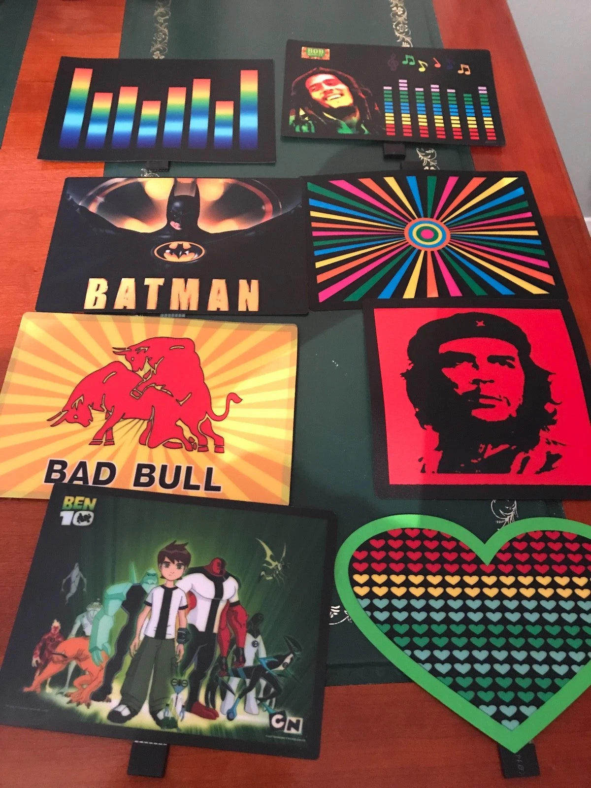 FLASHING T SHIRT SOUND ACTIVATED LED PANELS 8TH LISTING