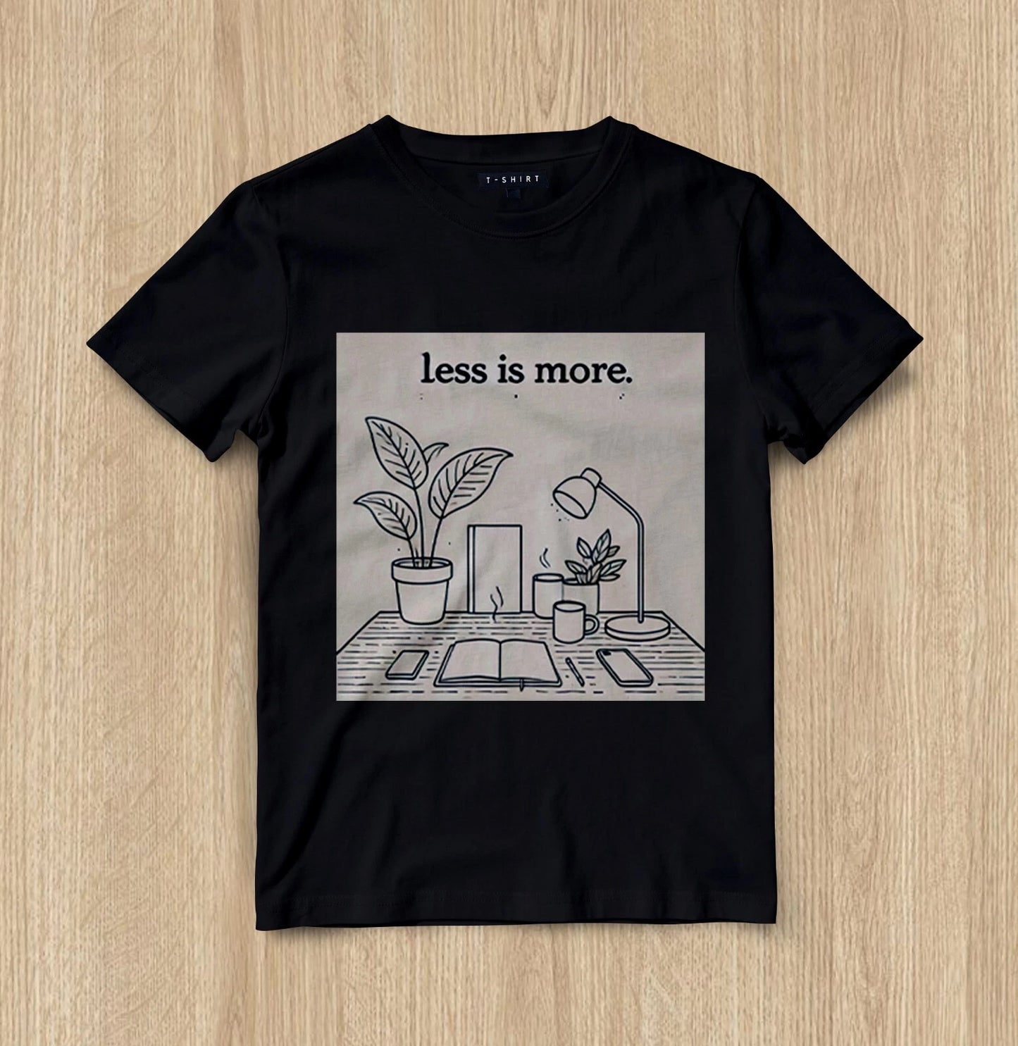 Custom Minimalism Trends Graphic T-shirt Design Unisex Jersey Short Sleeve Tee