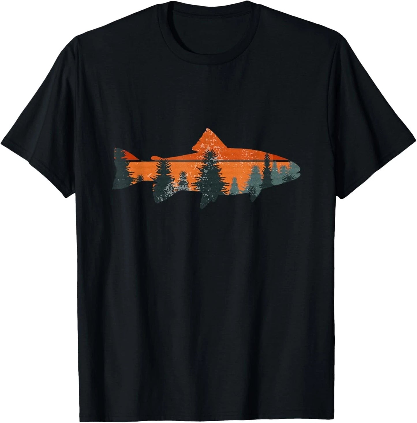 Trout Fly Fishing Nature Outdoor Fisherman Gift Unisex T-Shirt
