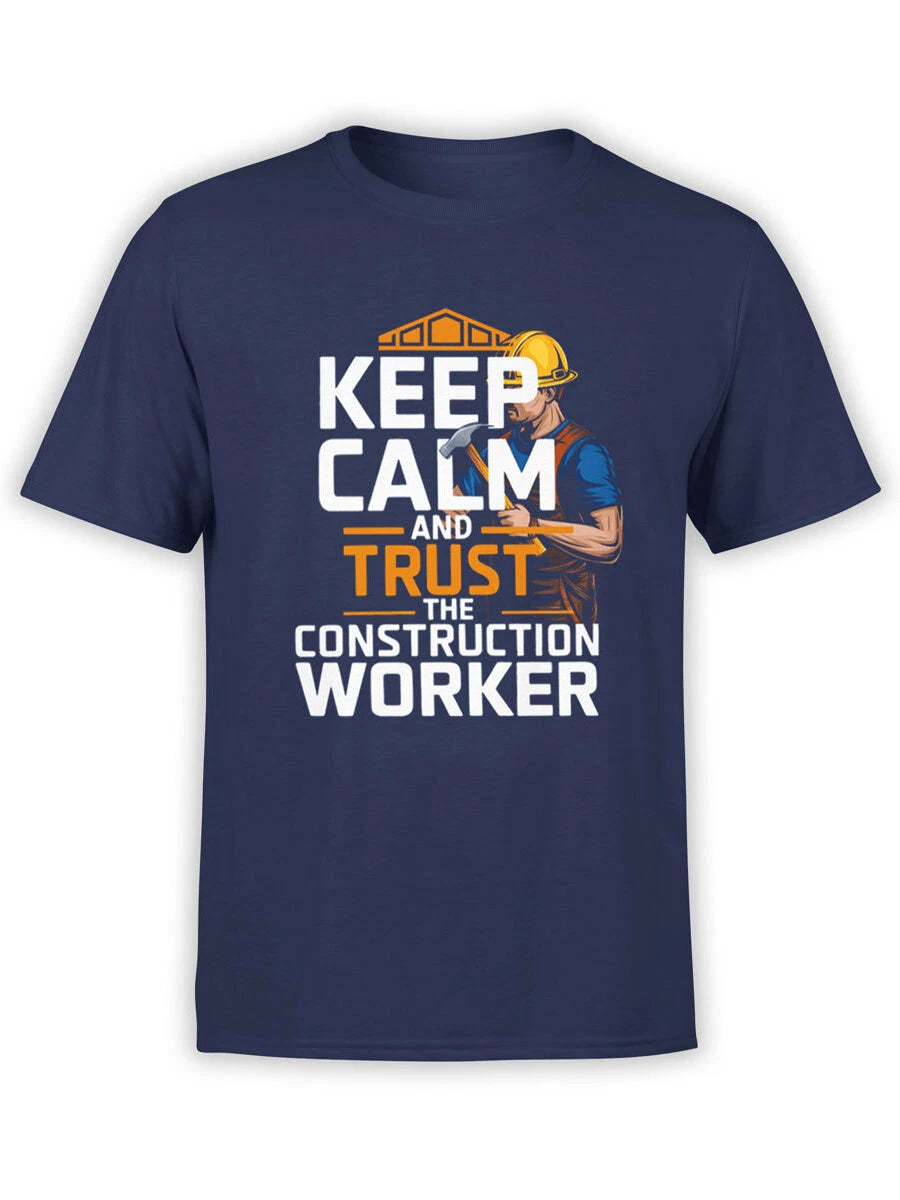 FANTUCCI Builder T-Shirt Collection | Keep Calm Construction Worker