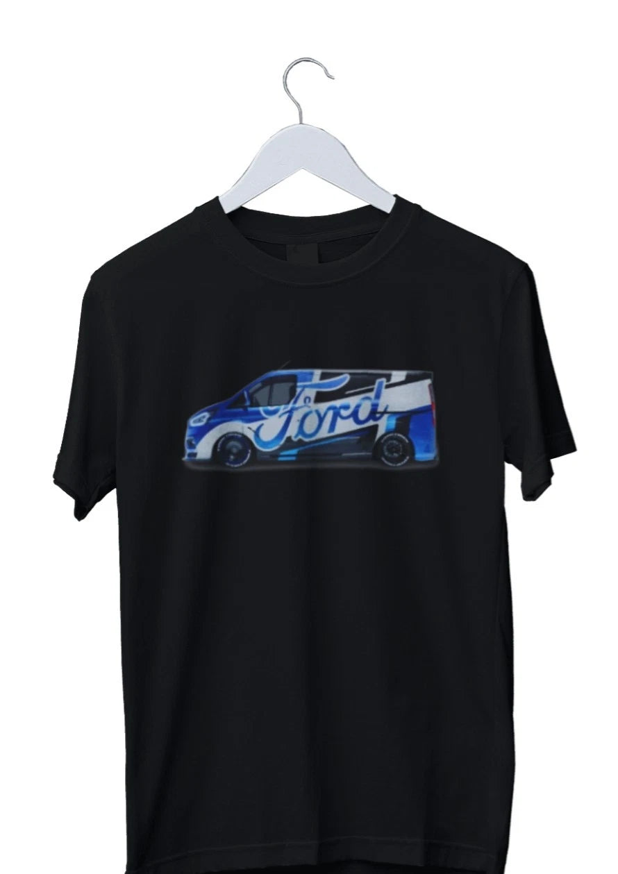 Ford Transit Custom Van T-Shirt Ford Racing Tee Shirt S M L XL 2 3 4 XL
