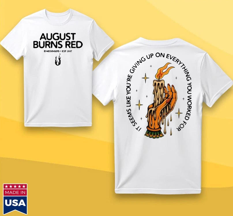 August Burns Red – Candle Messengers in the Darkness Tour T-Shirt